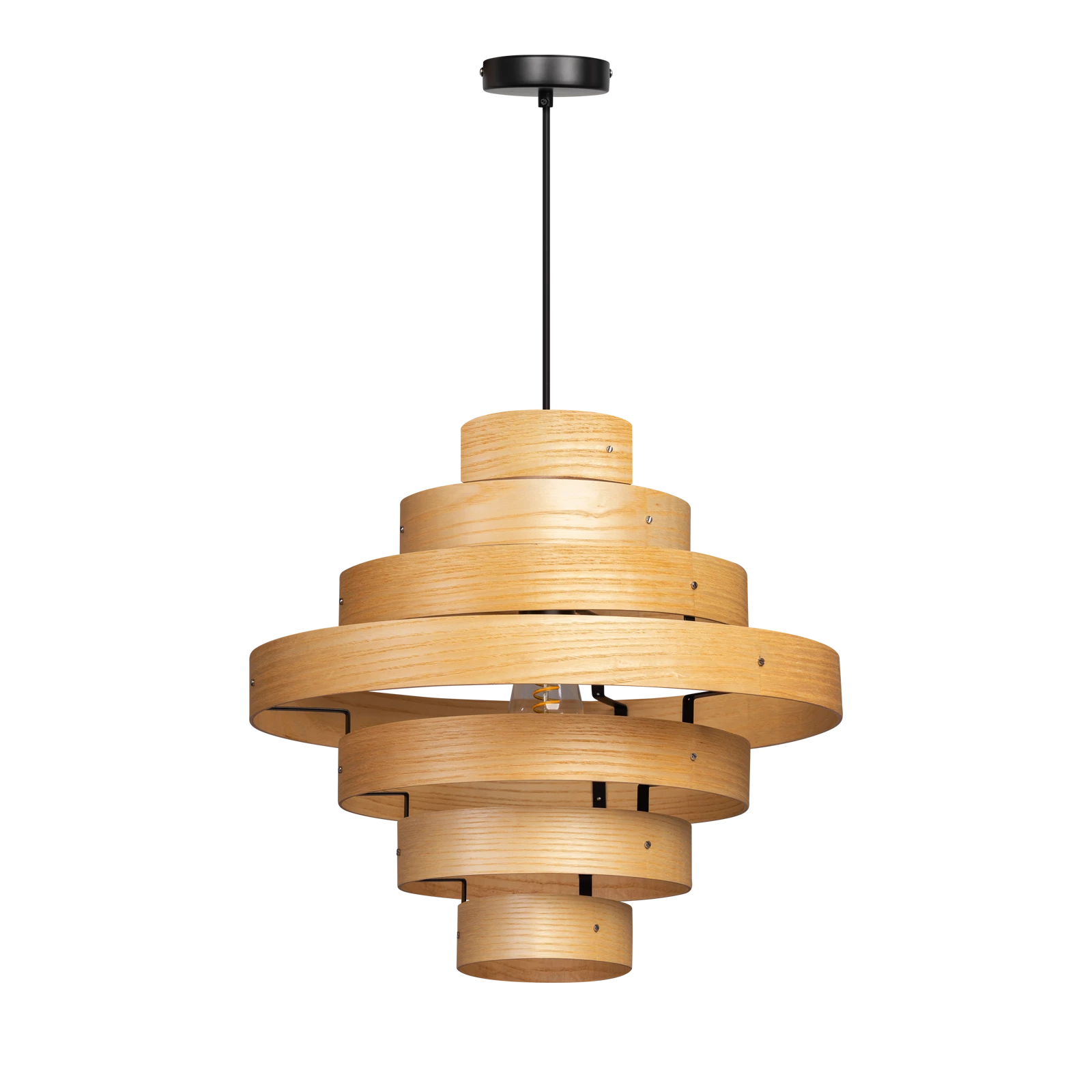 Hanglamp (7 rings) Oaknut