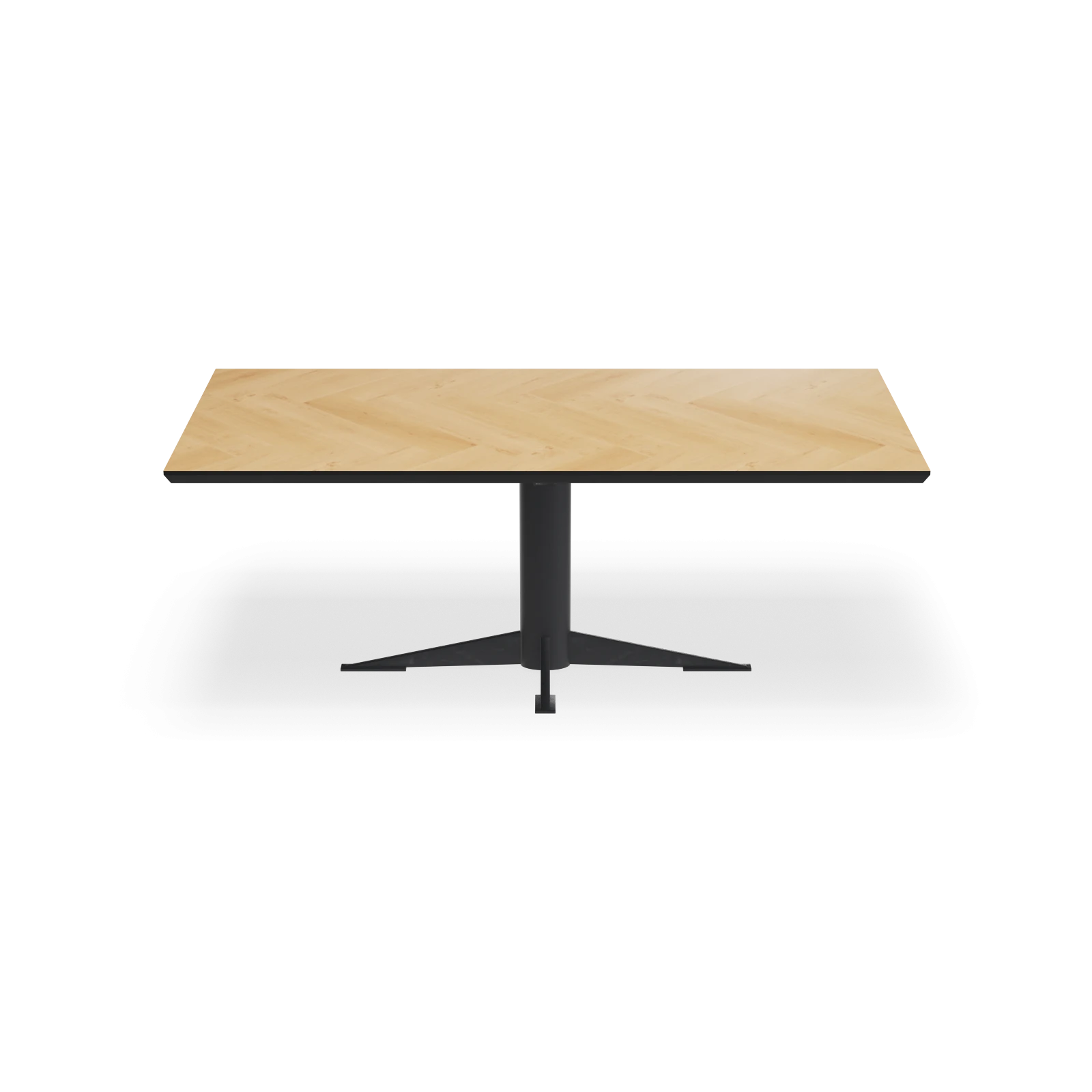 Eettafel Westfield - Rechthoek Eiken Visgraat Nature White (200x100cm)