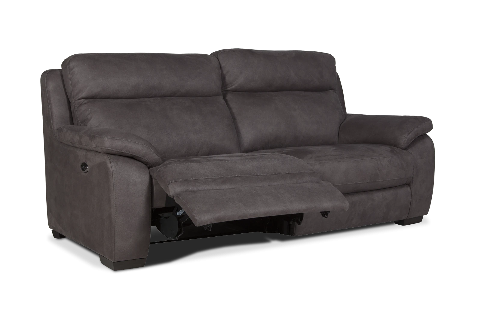 2,5 zitsbank (eendelig - 2 relaxfuncties met USB) Lucius Select - Billy Joe Grey