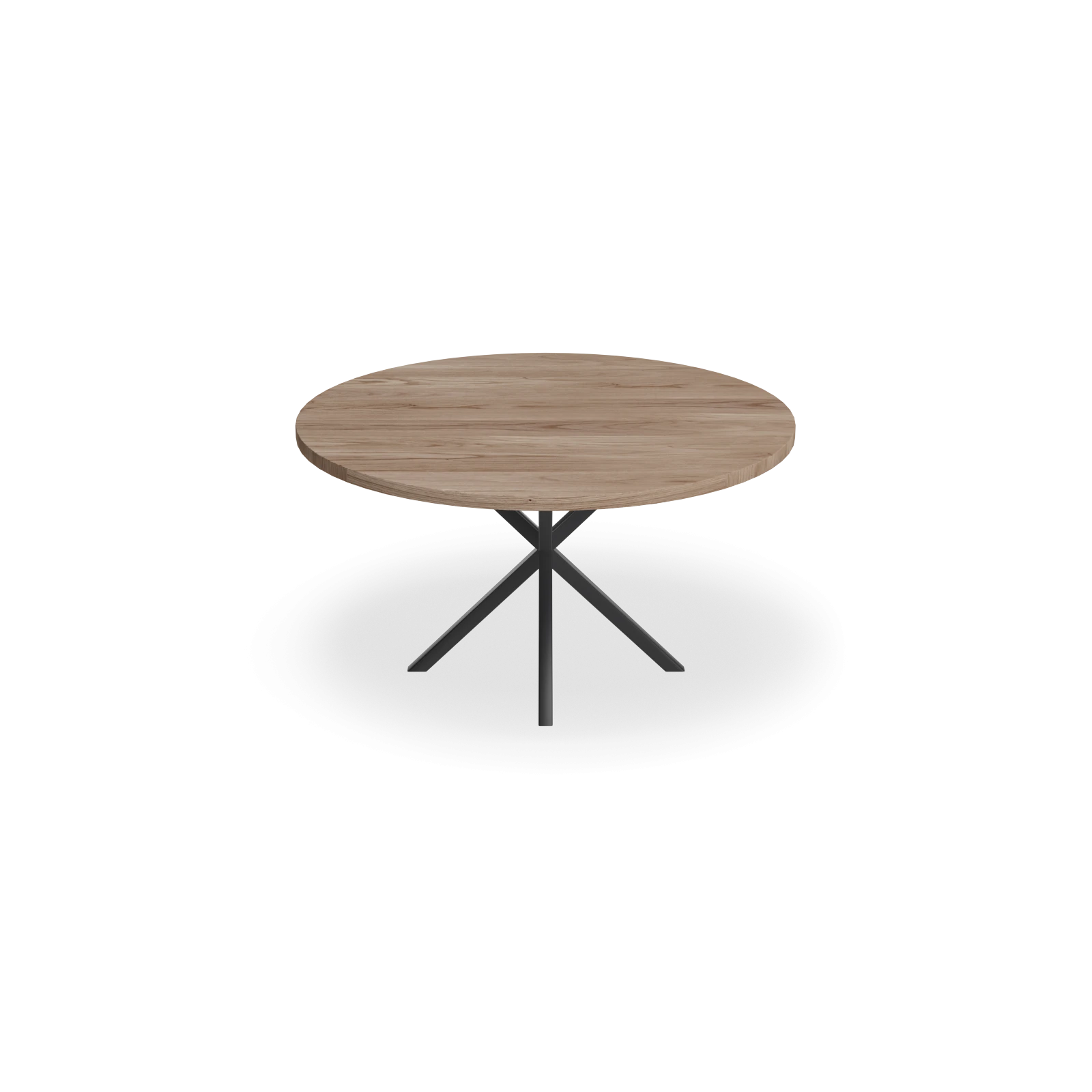 Eettafel North - Rond Eiken Kiezel (140cm)