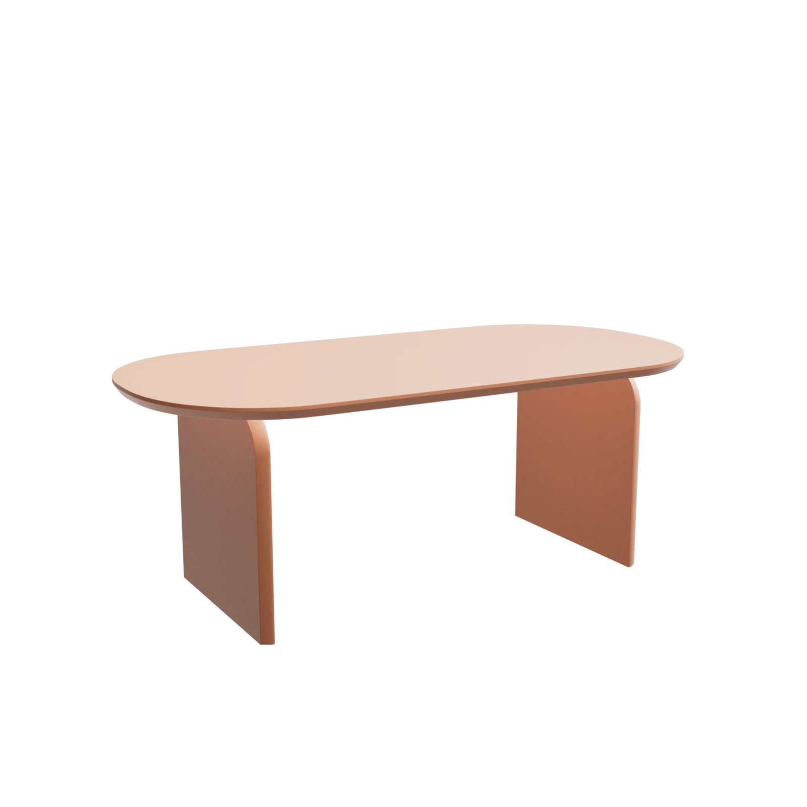 Eettafel Gate - Halve Cirkel Blush Apricot (220x100cm)