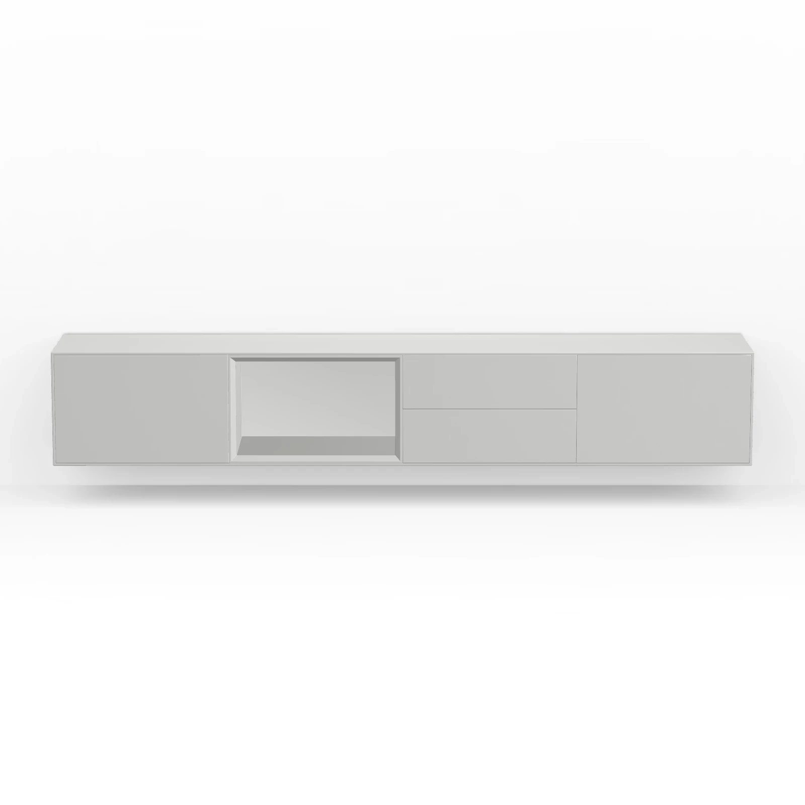 TV Meubel Tele Grey 240cm Zwevend