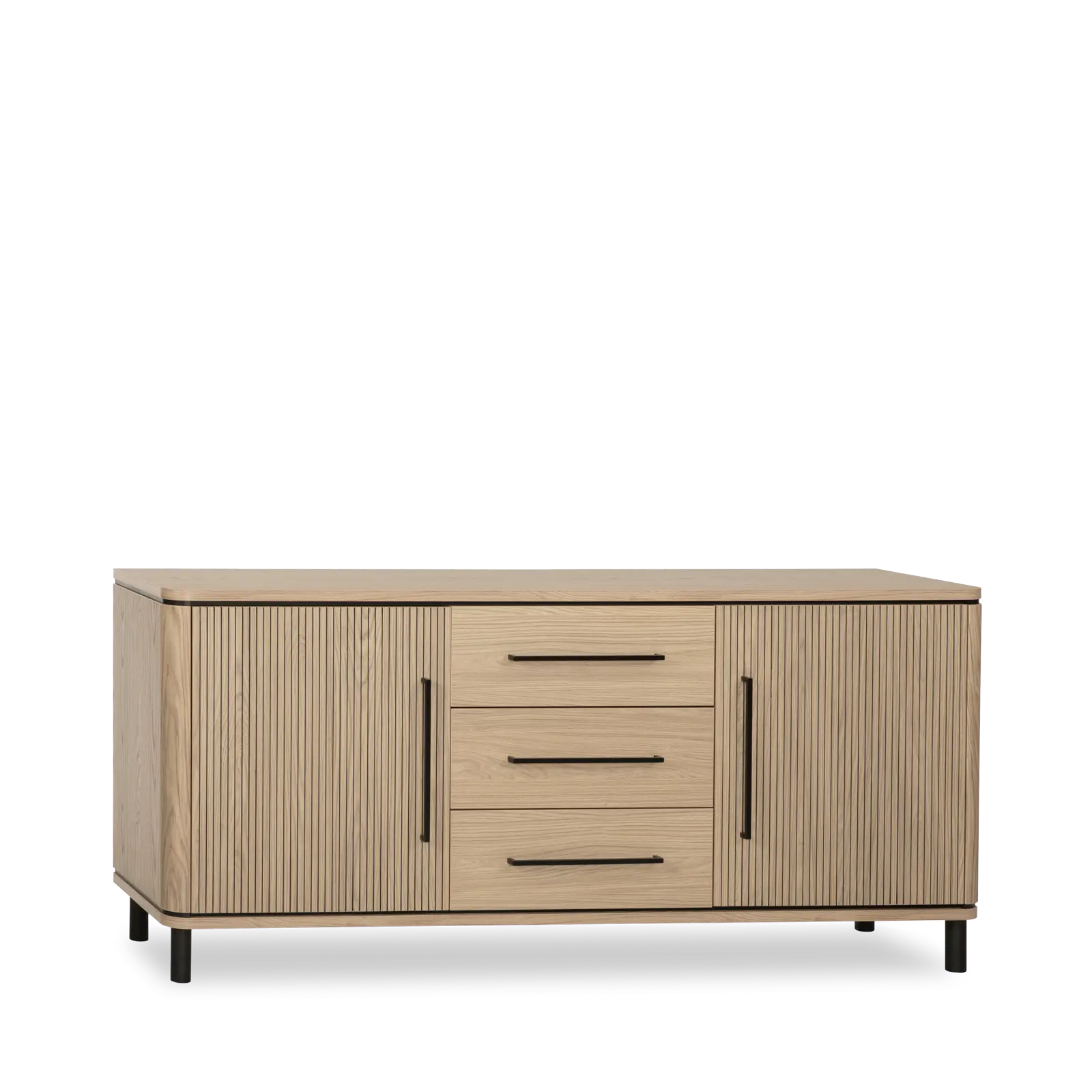 Dressoir Shuffle – 180 cm – Lamulux Blond Oak – 2 deuren, 3 laden