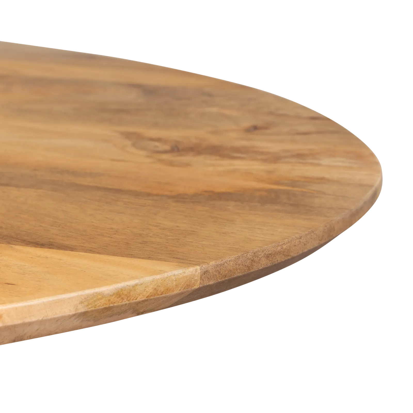 Eettafel Blaine - ovaal 220x110 cm - Mangohout Naturel - sale - OP=OP