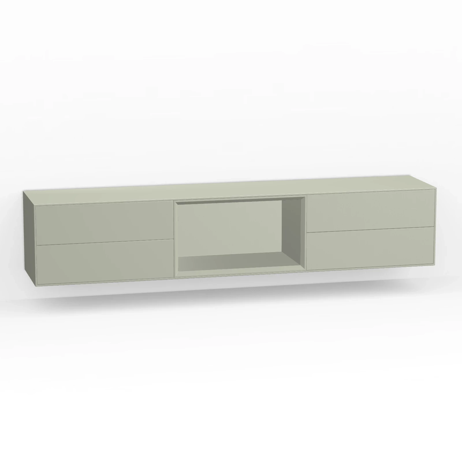TV Meubel Nile Green 200cm Zwevend