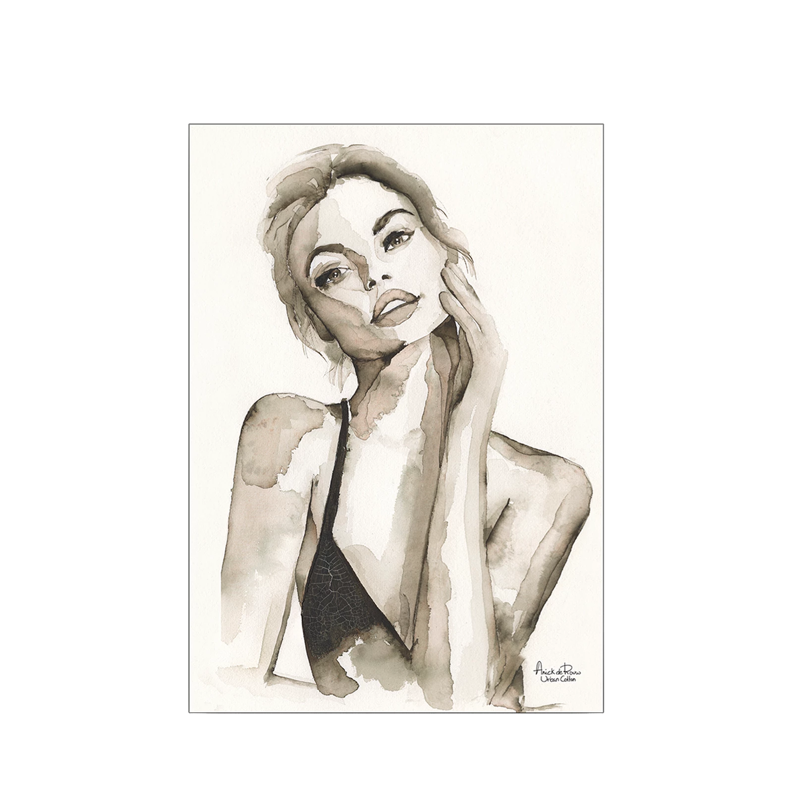 Wanddecoratie A Woman's Face (small)