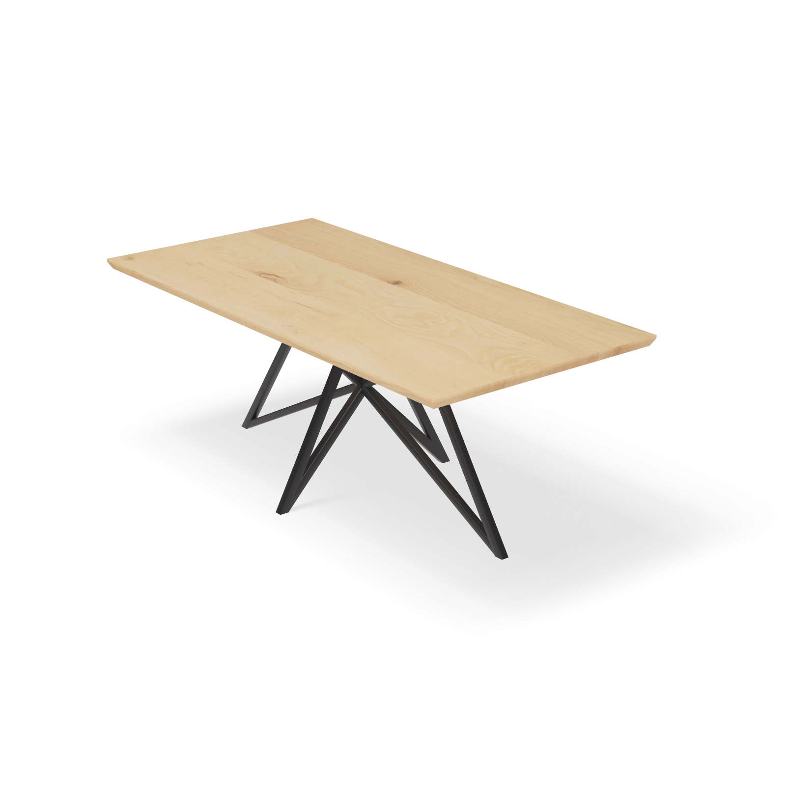 Eettafel Crosse - Rechthoek Nature White (200x100cm)