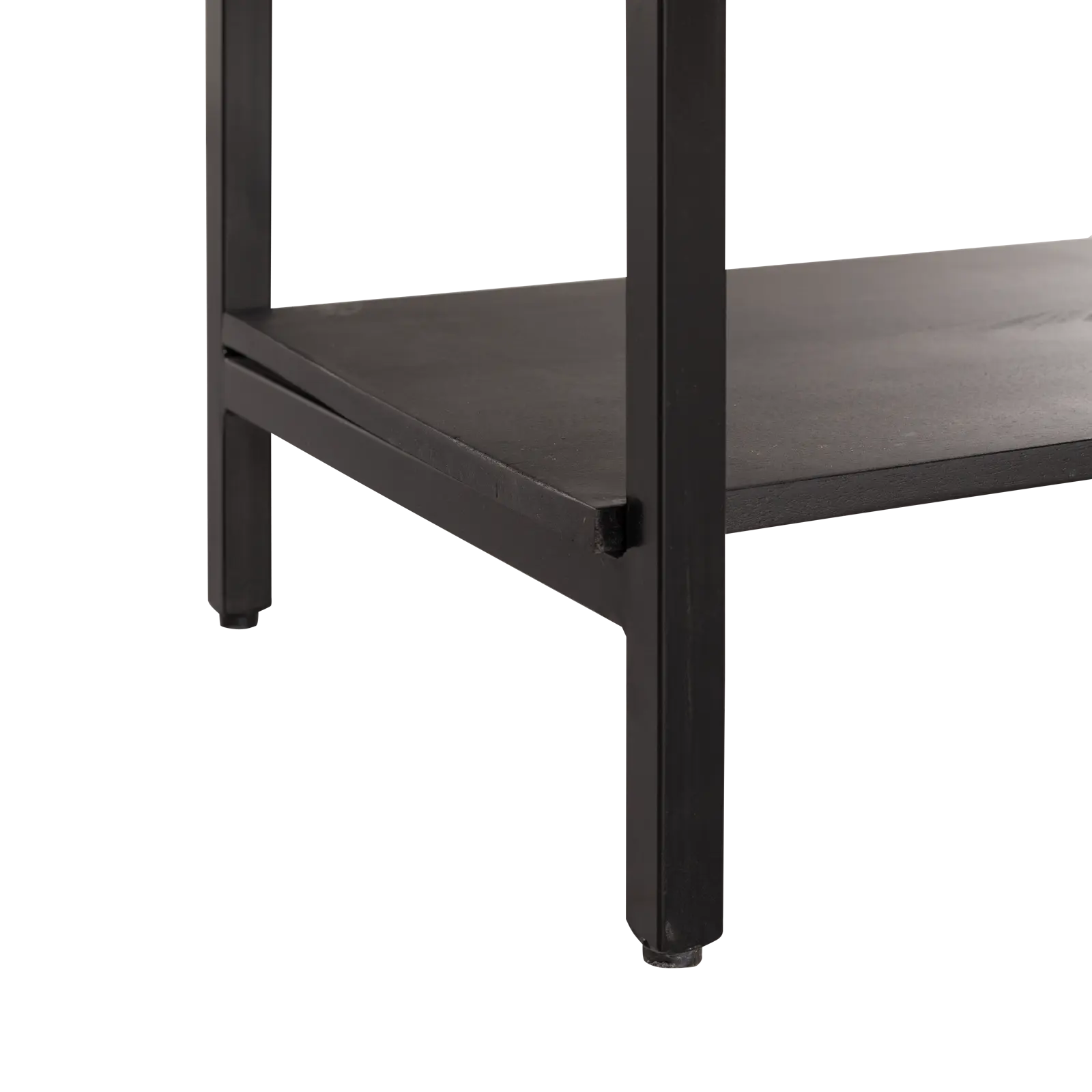 Opbergkast Belleville - 90 cm - 2 deuren - Mangohout Zwart
