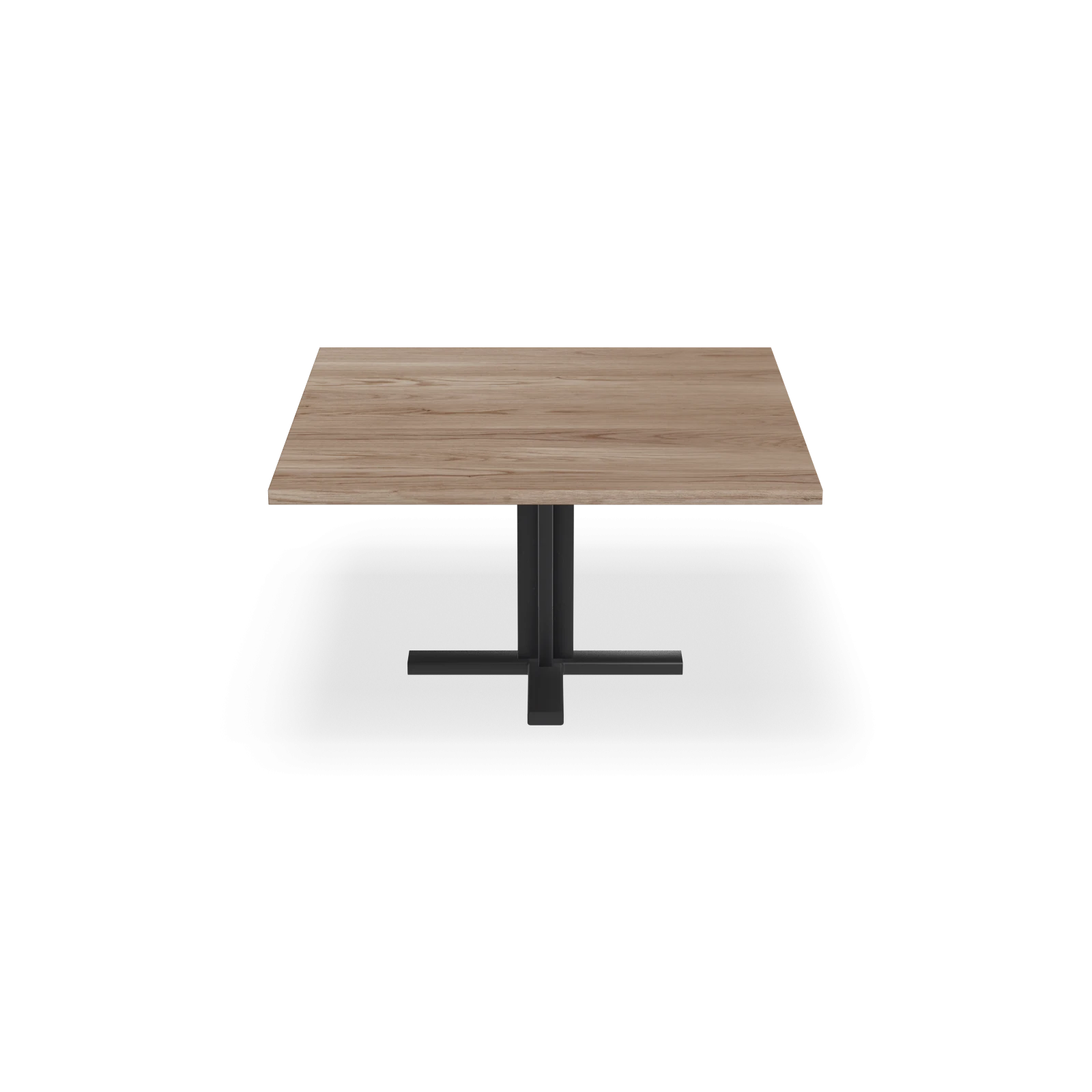 Eettafel Kolos - Vierkant Eiken Kiezel (140x140cm)