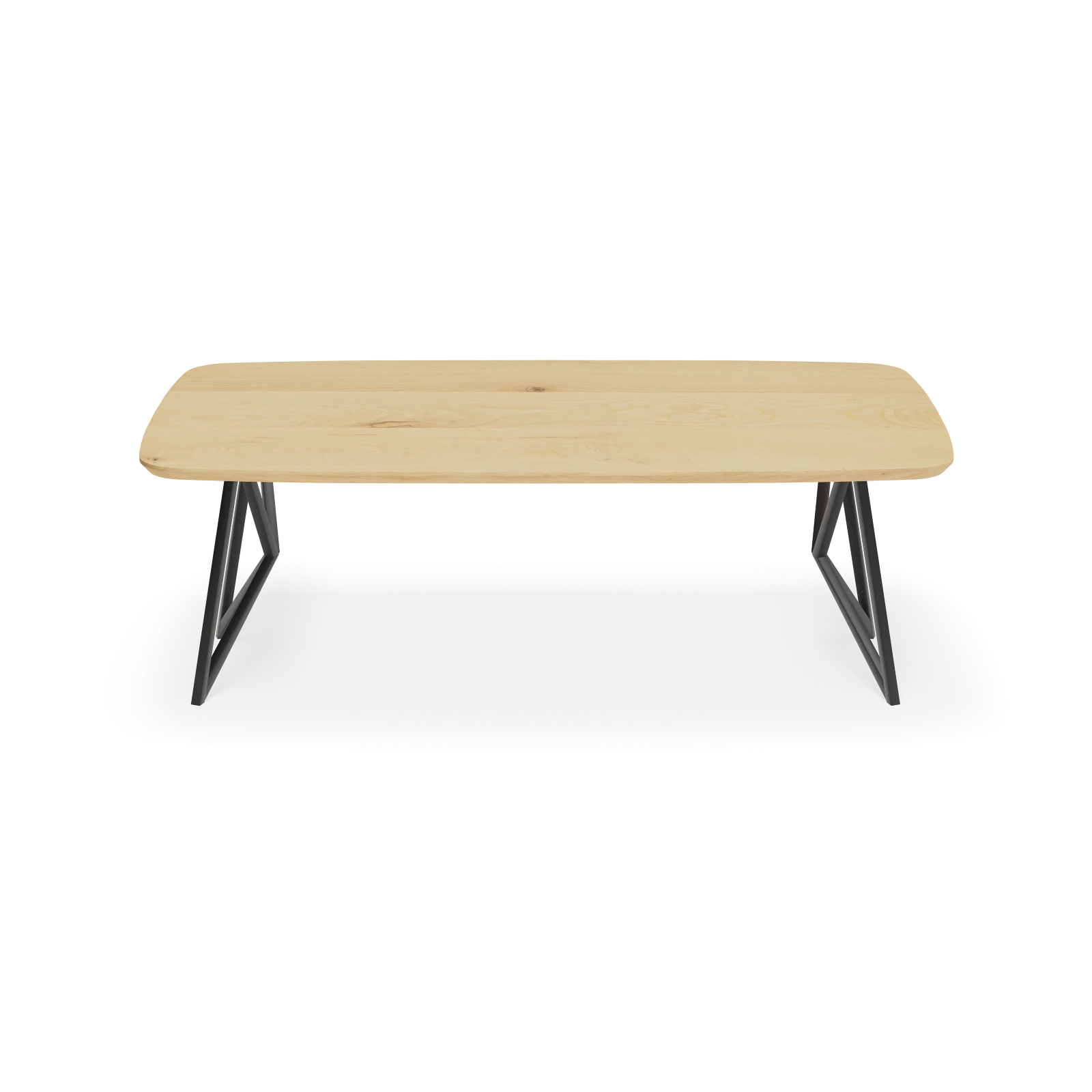 Eettafel Crosse Los - Deens Ovaal Eiken Nature white (220x110cm)