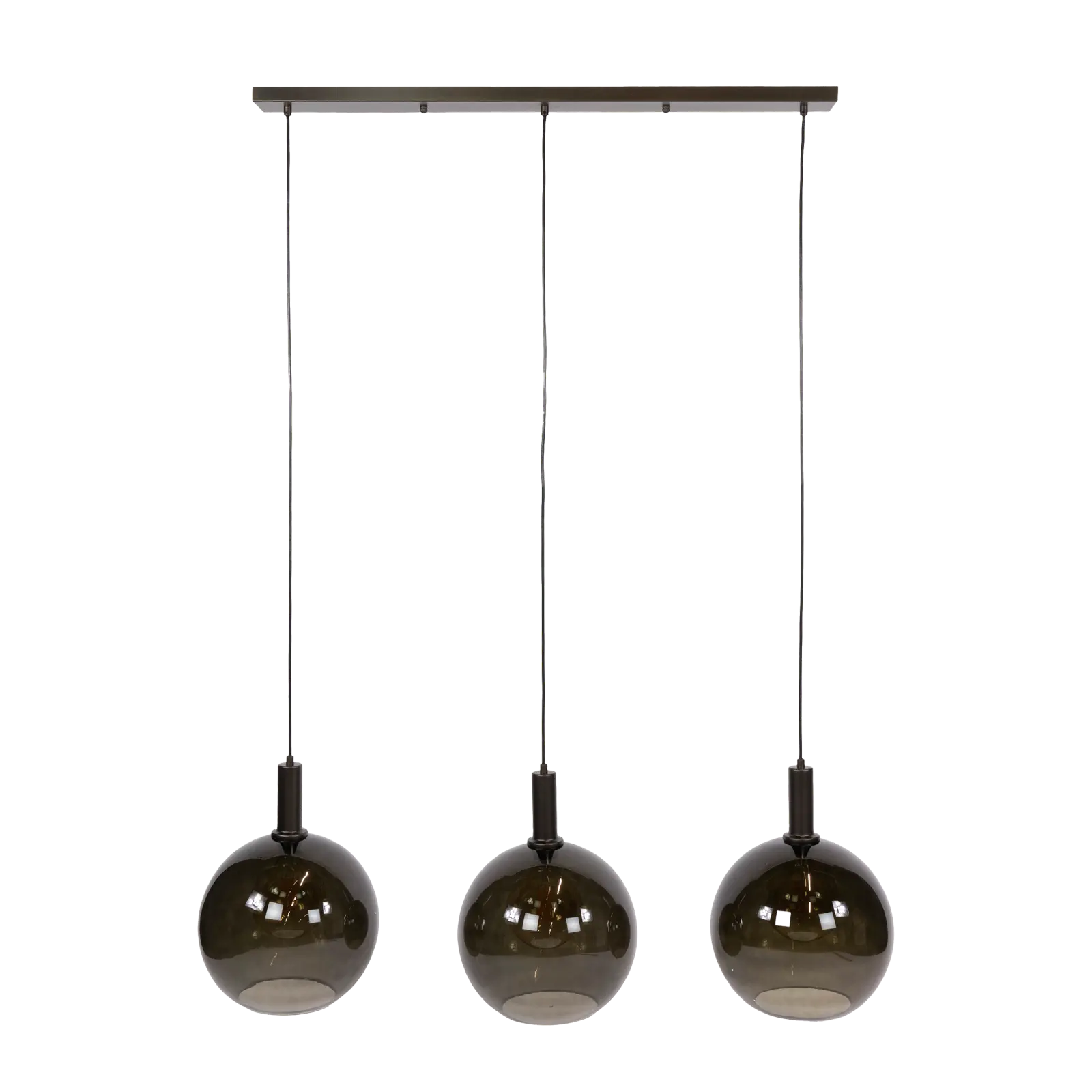 Hanglamp Sfera - 3 lichts - Sienna bruin