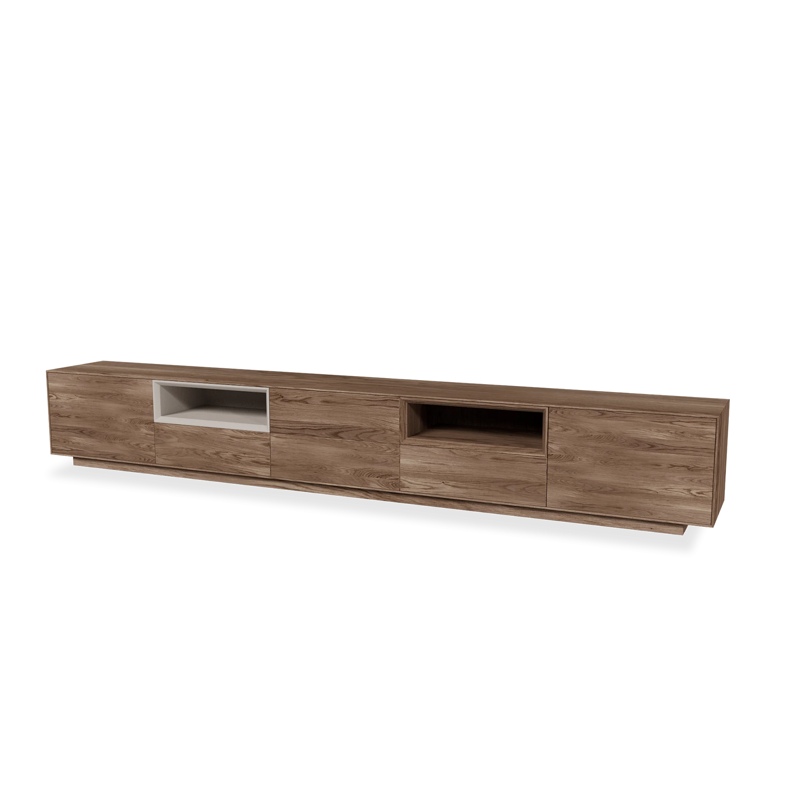 TV Meubel Kiezel 300cm Plint