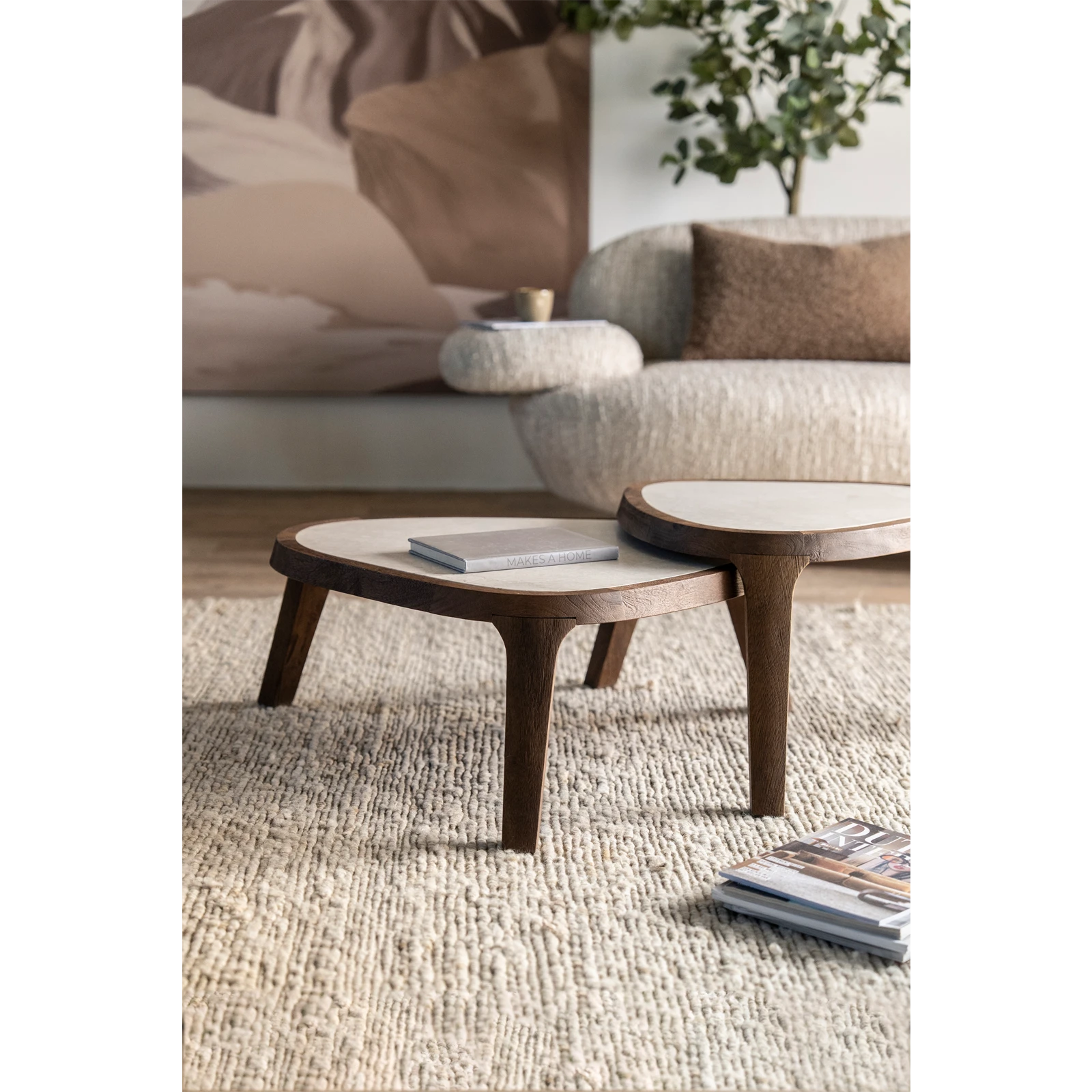 Salontafel (64x75cm) Fred Large