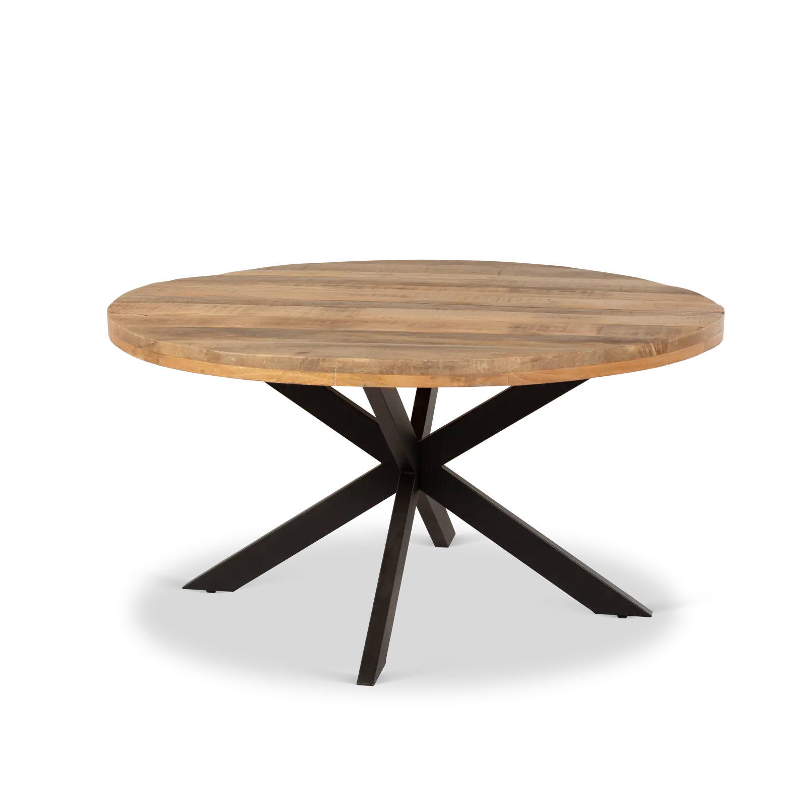 Eettafel Yucca - rond 150 cm - Mangohout Naturel  - sale