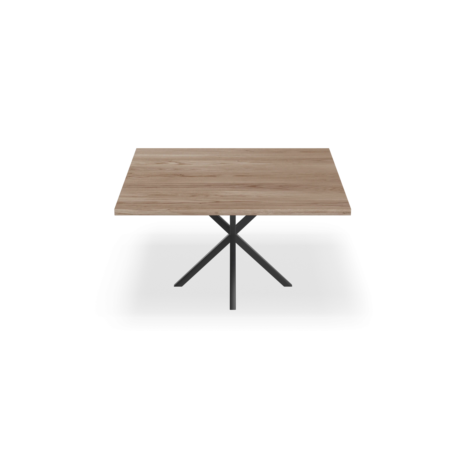 Eettafel North - Vierkant Eiken Kiezel (140x140cm)