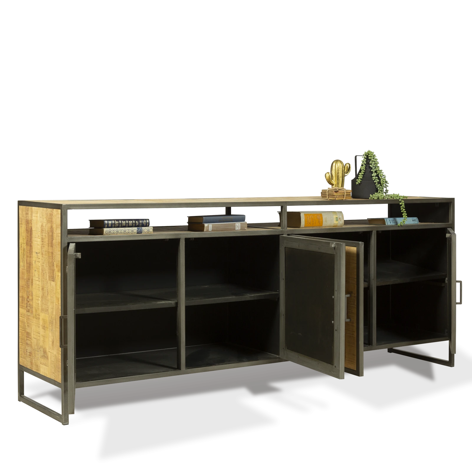 Dressoir (200cm) Breeze - Seasoned Brown