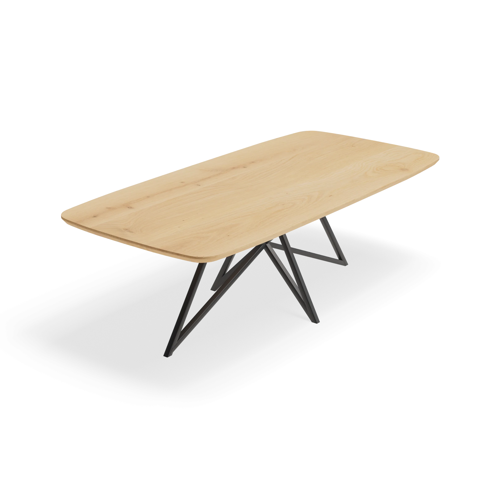 Eettafel Crosse - Deens Ovaal Nature White (240x115cm)