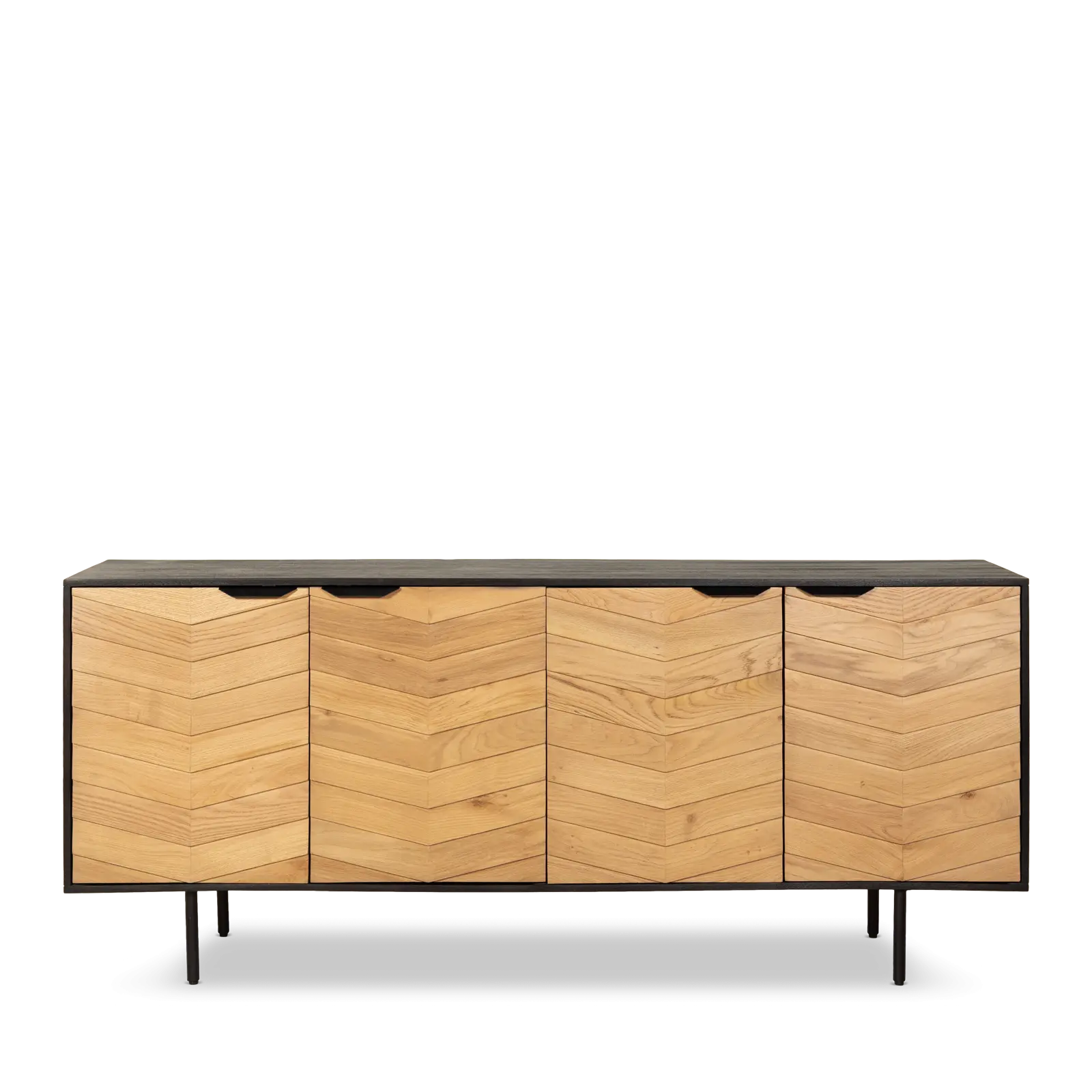 Dressoir Verona - 200 cm - 4 deuren - combinatie Eiken/Mango - sale