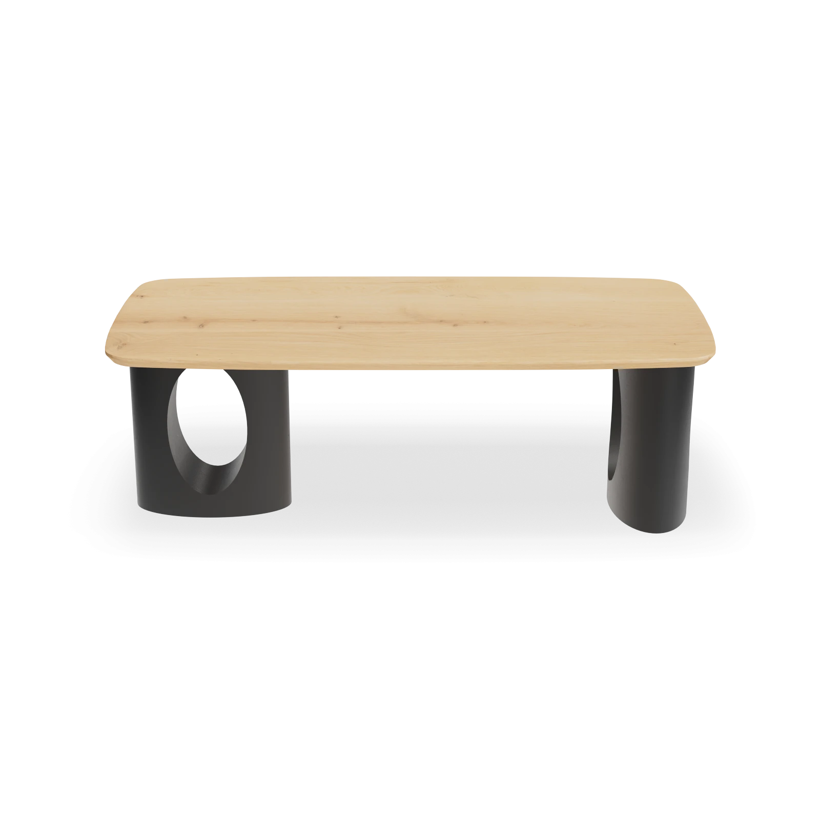 Eettafel Cone - Deens Ovaal Nature White (220x110cm)