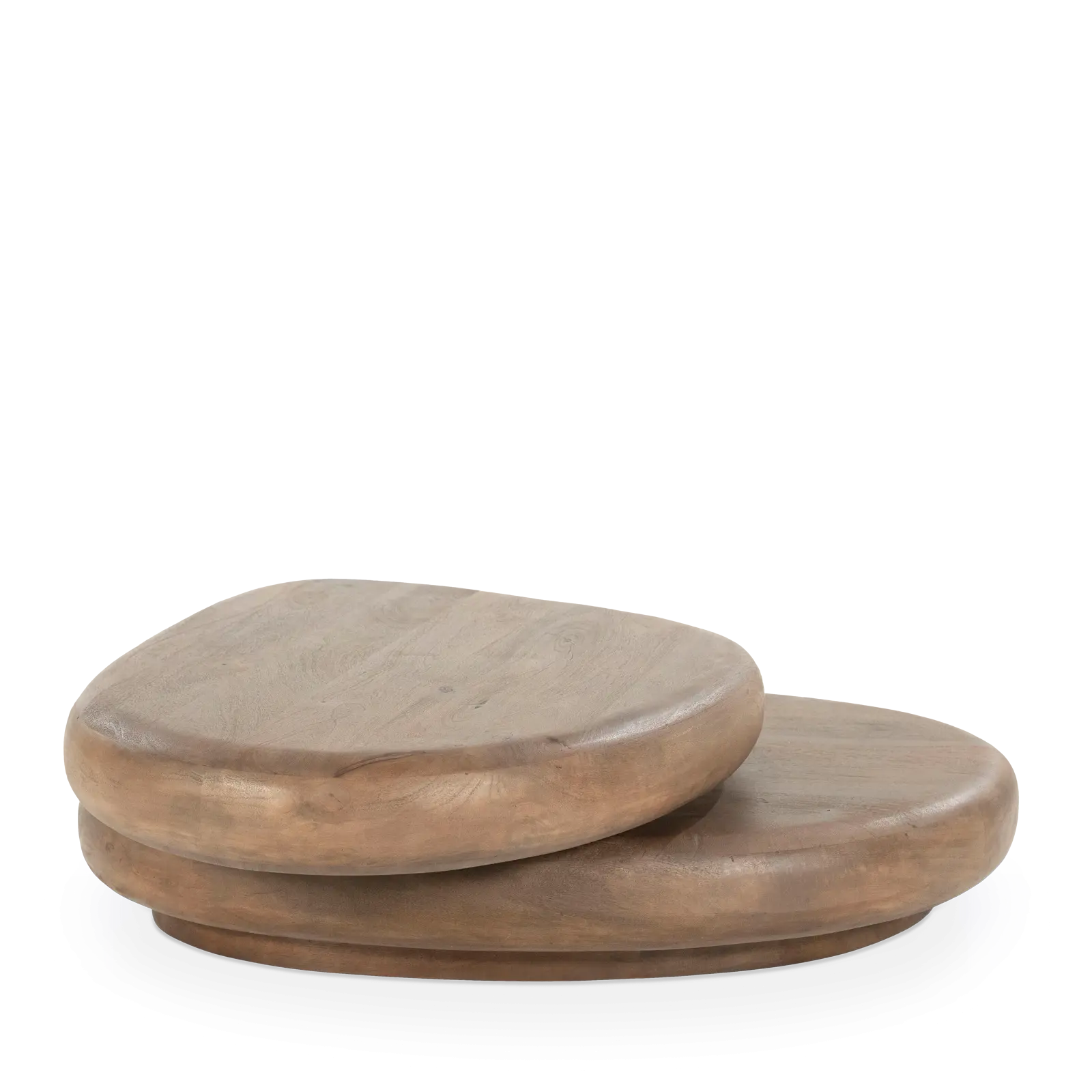 Salontafel Kabo - 100x80 cm - draaibaar - Mangohout Bruin