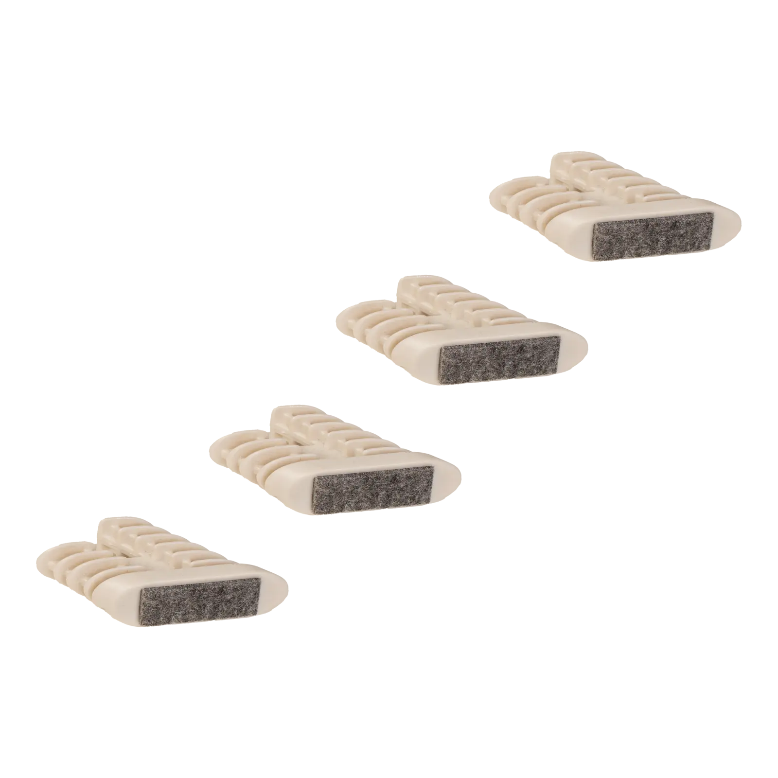 Dop (set van 4) Poot D - Delta - Pepper White