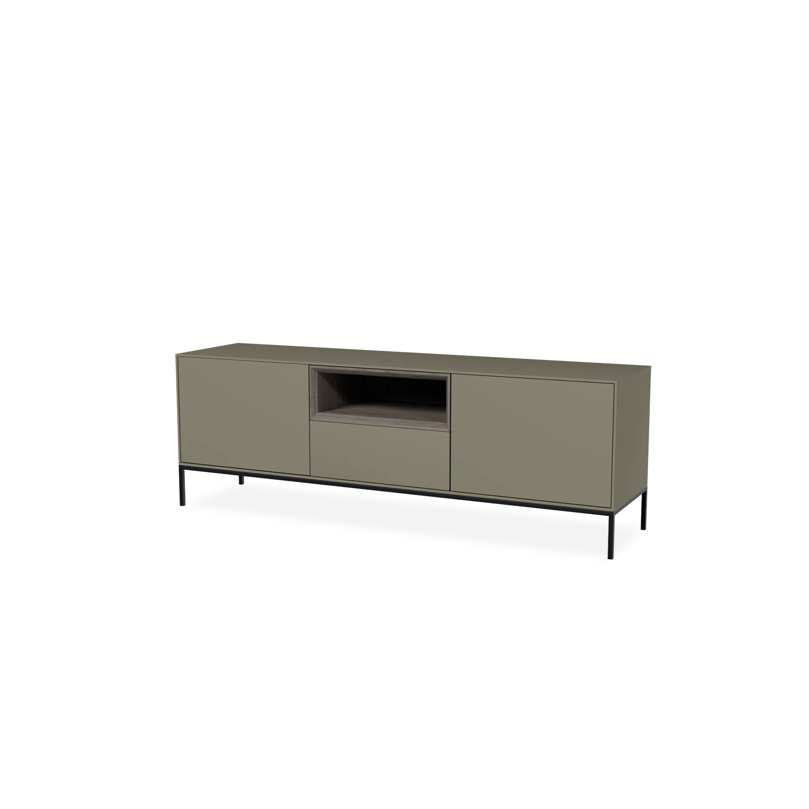 TV Meubel Moss Grey 160cm Poot