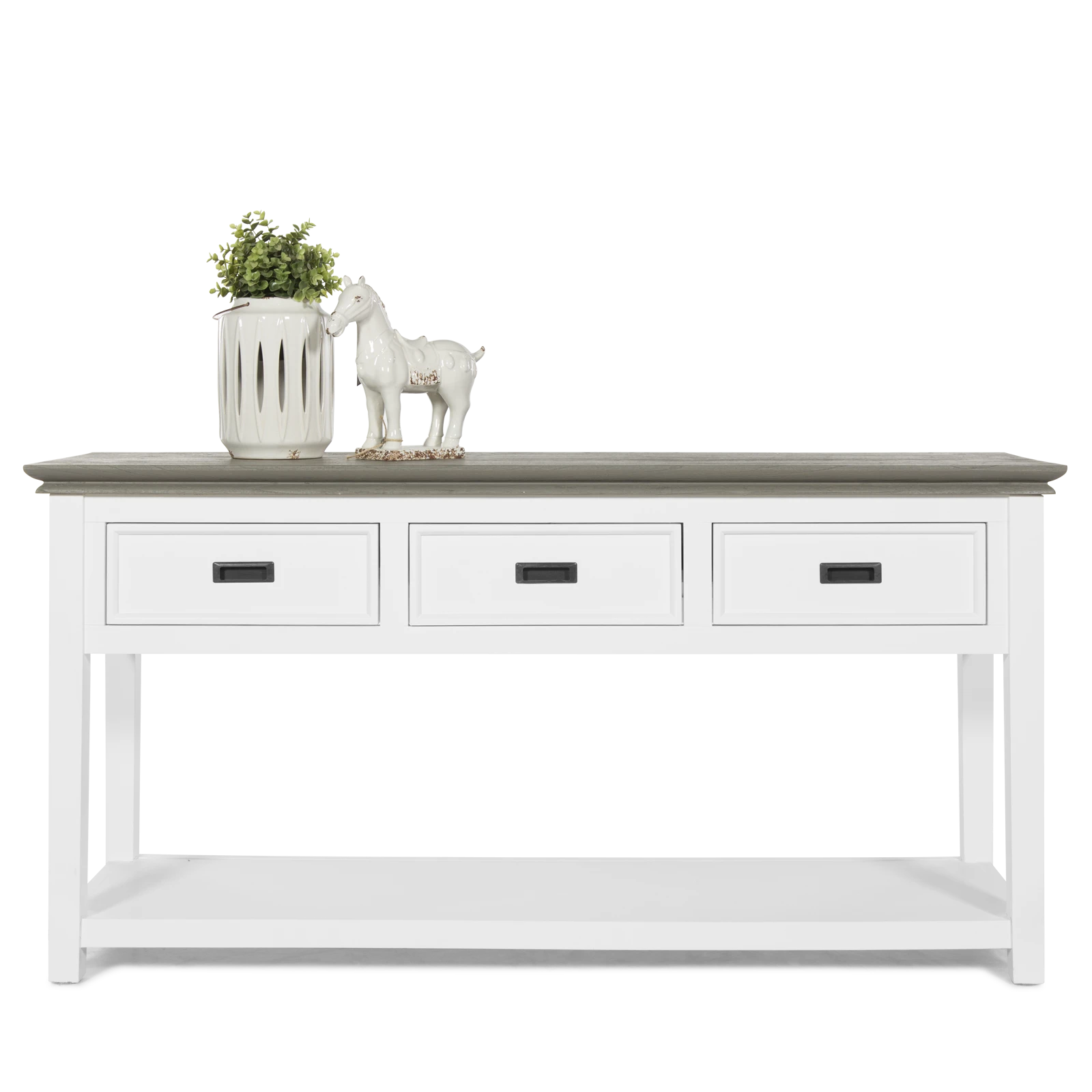 Sidetable (150cm) Riverwoods - ClearWhite/Rustic Grey