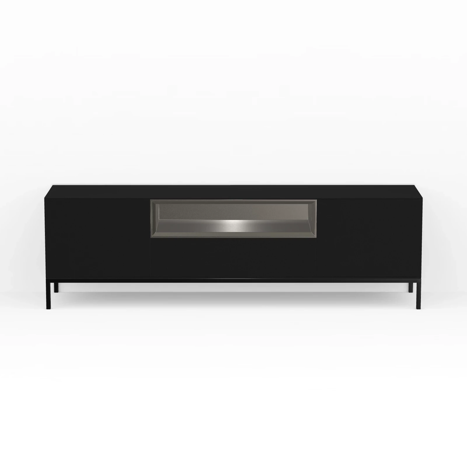 TV Meubel Black 180cm Poot