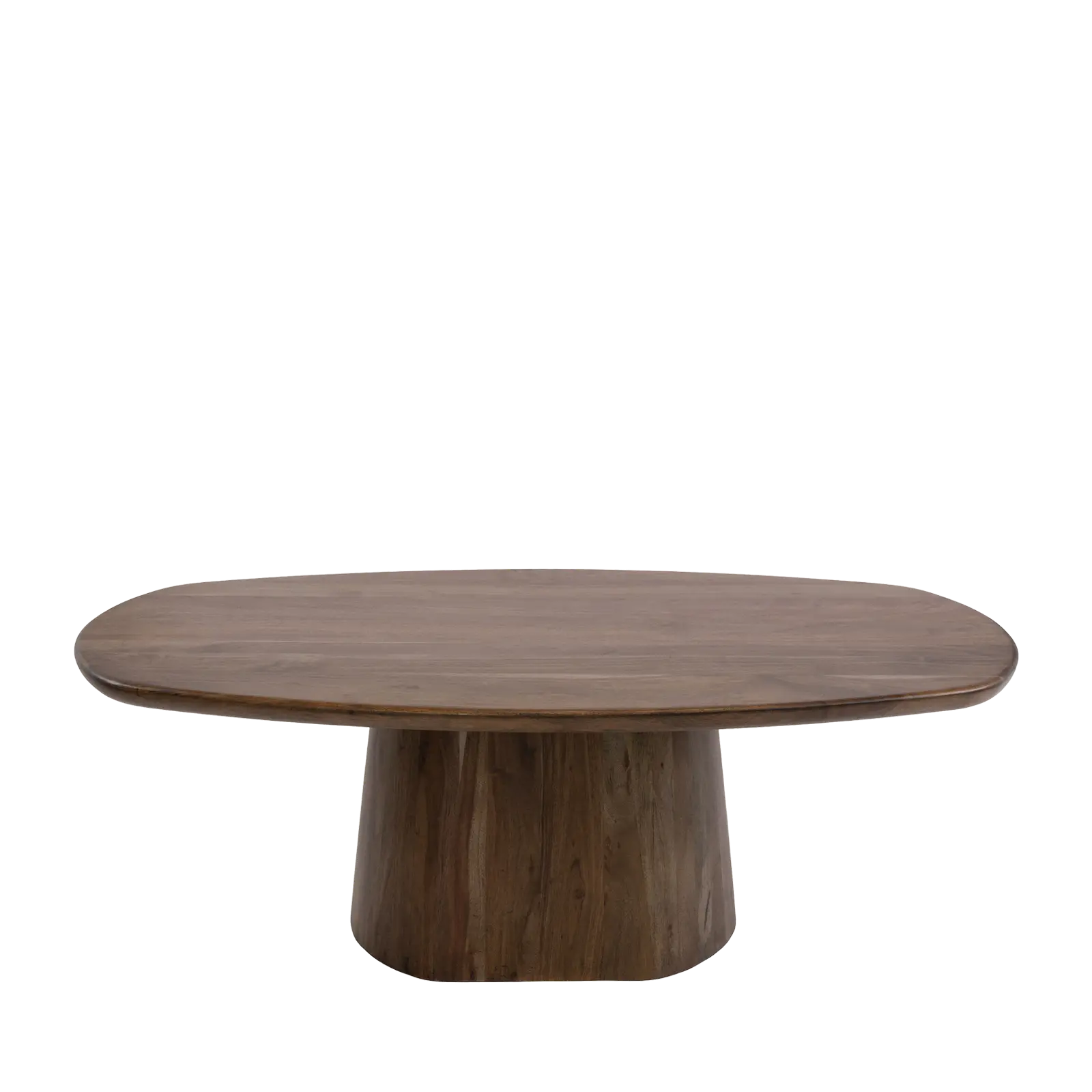 Salontafel Central - deens ovaal - 135x70cm - Acacia bruin
