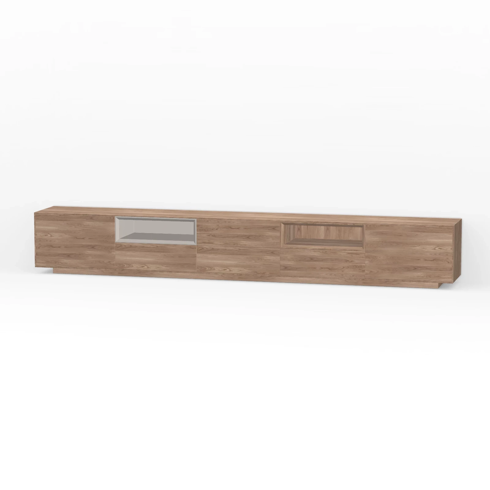 TV Meubel Kiezel 300cm Plint