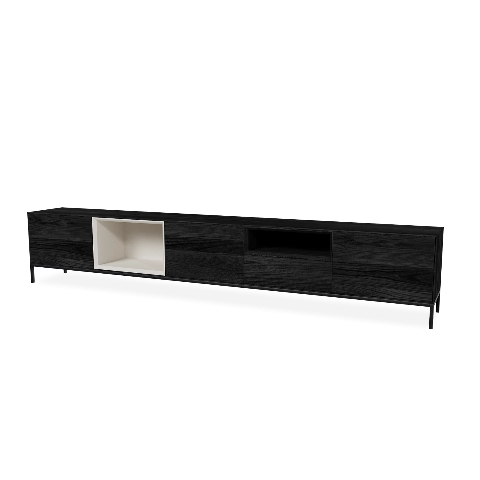 TV Meubel Black Sky 300cm Poot