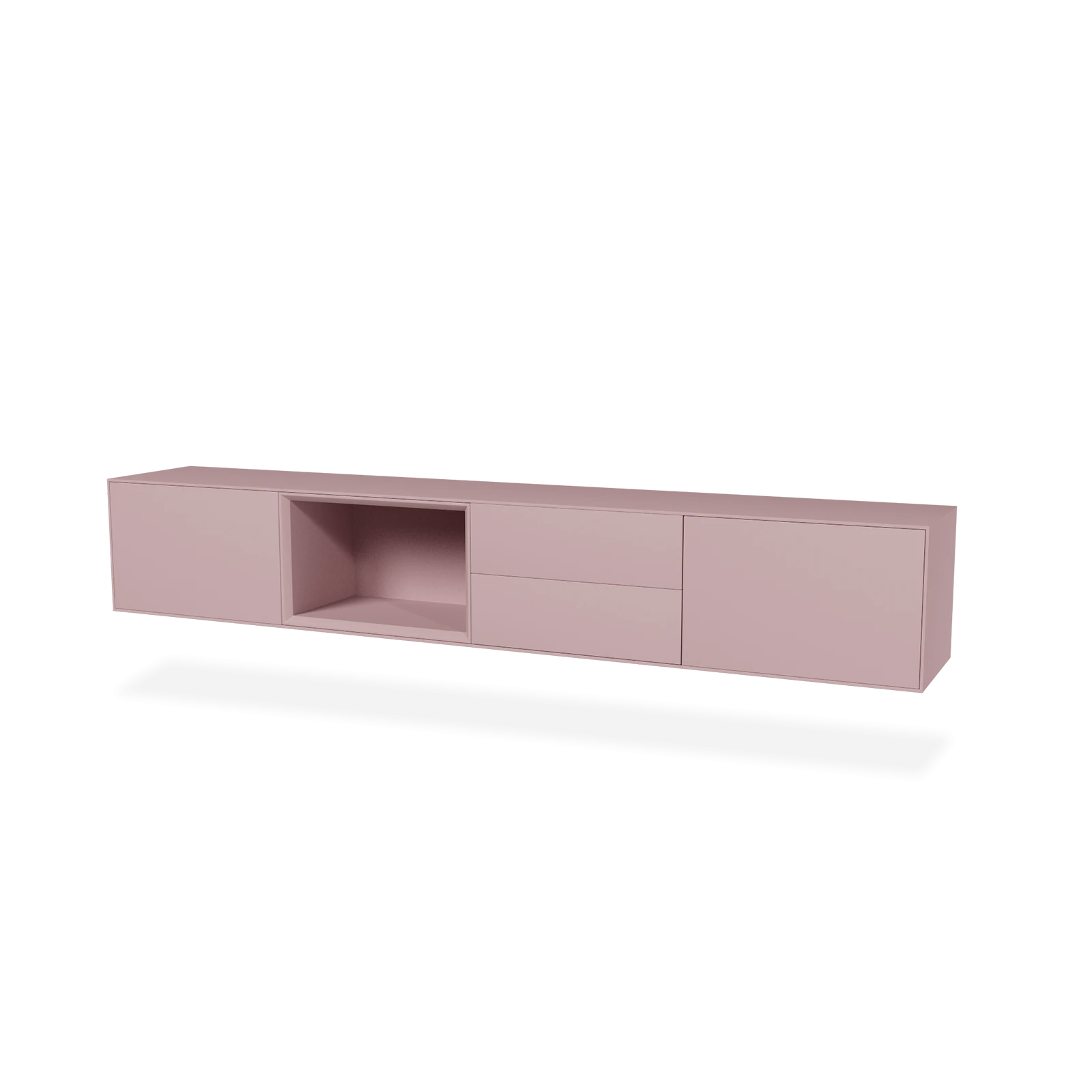 TV Meubel Retro Pink 240cm Zwevend