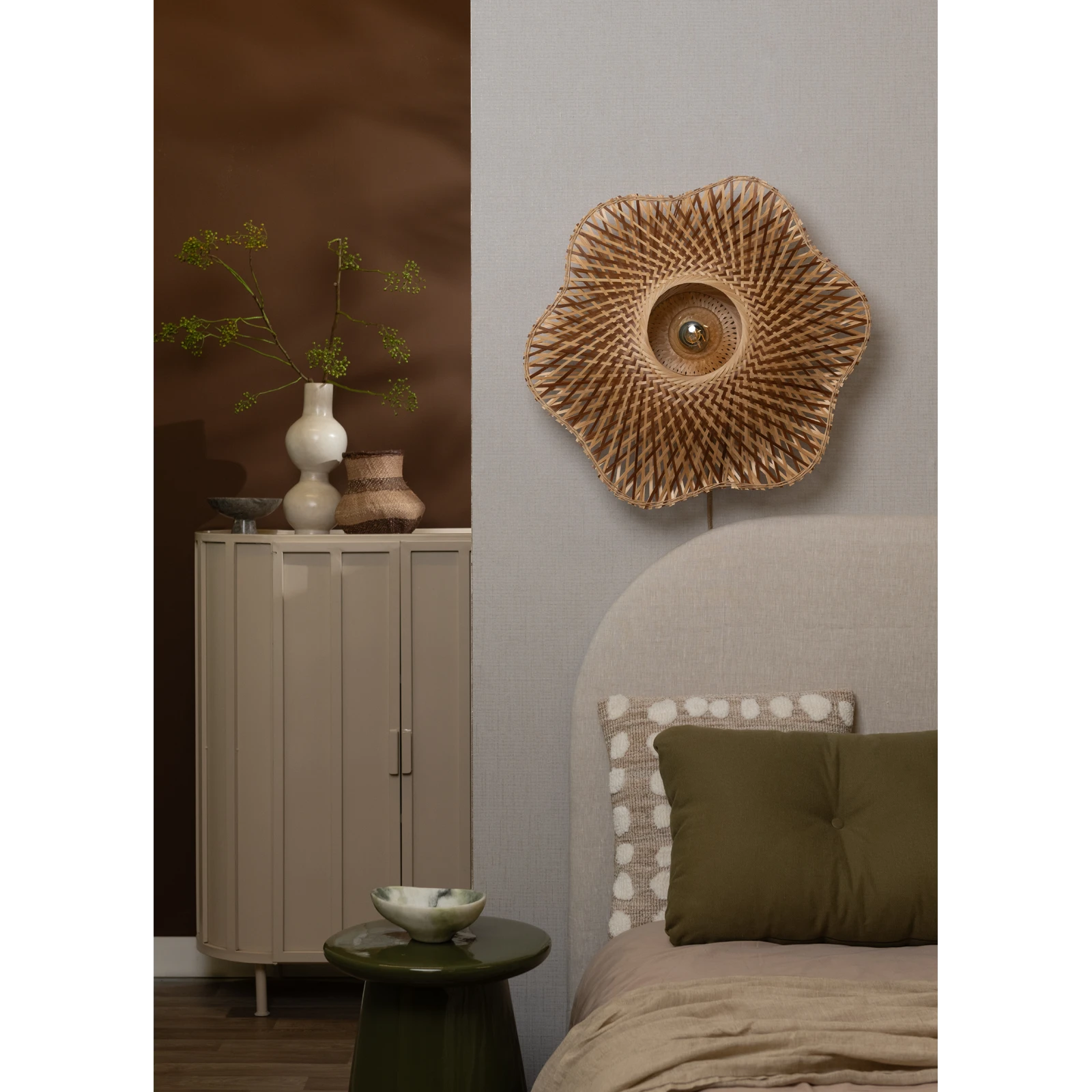 Wandlamp Madura (60cm) Naturel