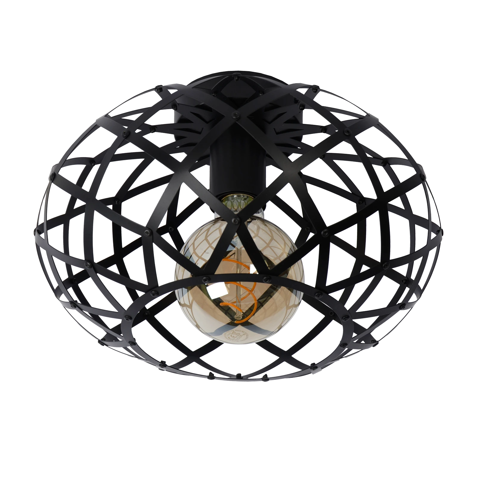 Plafonniere (30cm) Wolfram - Zwart