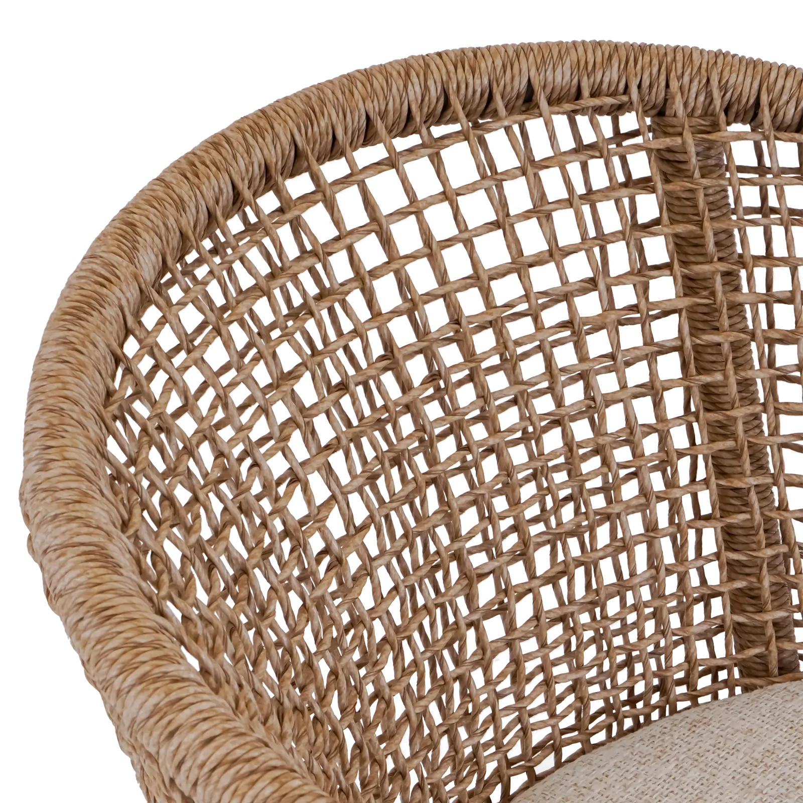 Armstoel Solaine - geschikt voor indoor & outdoor - Naturel - sale - OP=OP
