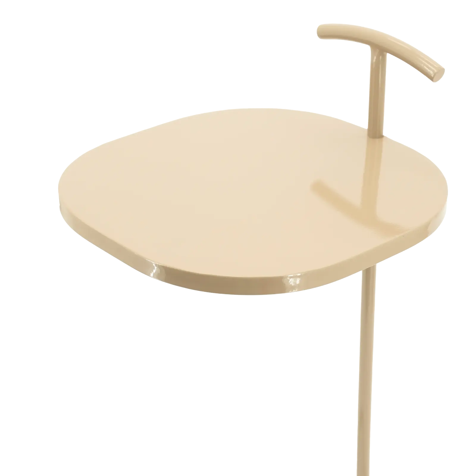 Bijzettafel Buddy - 32x32 cm - metaal Taupe