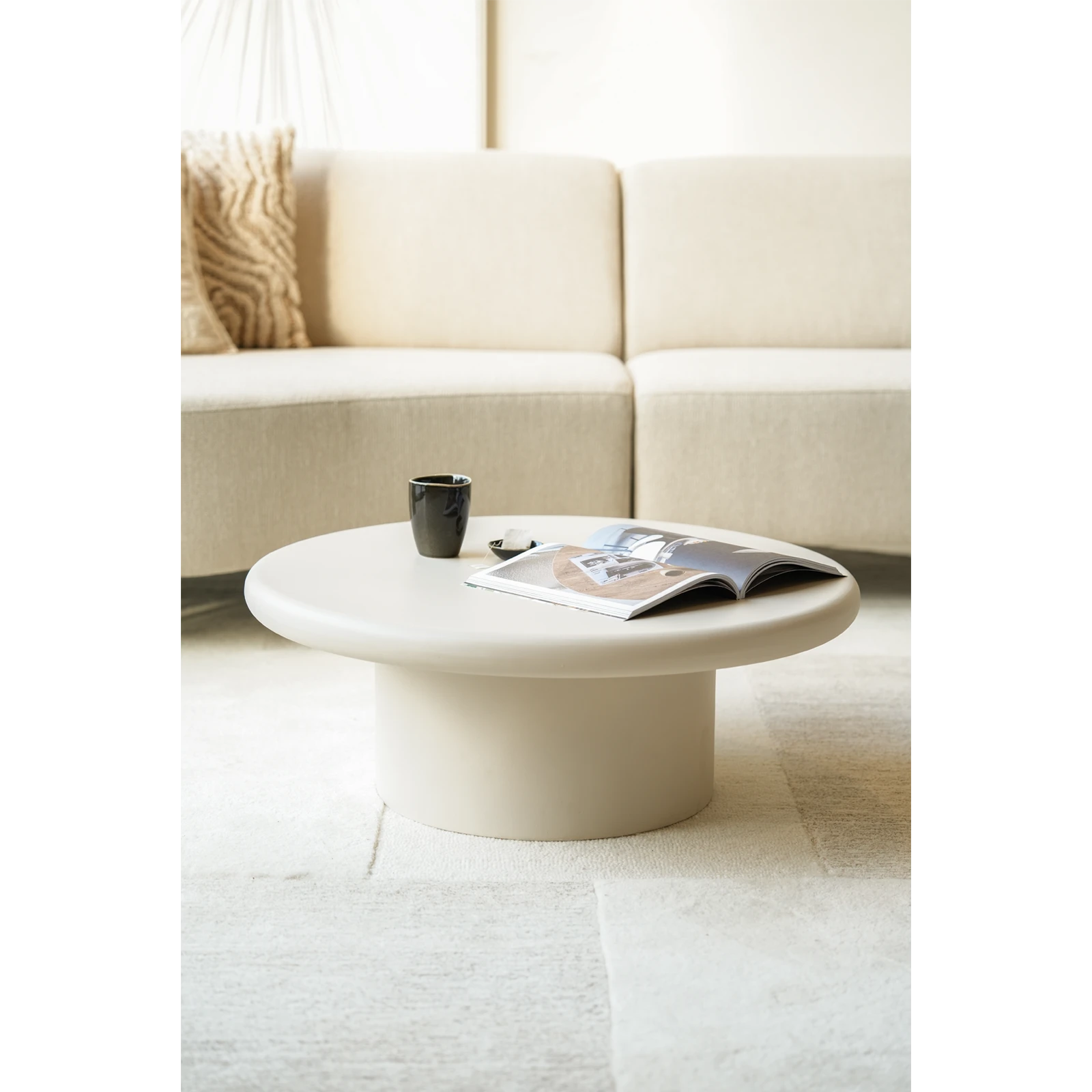 Salontafel (rond - 80cm) Jade
