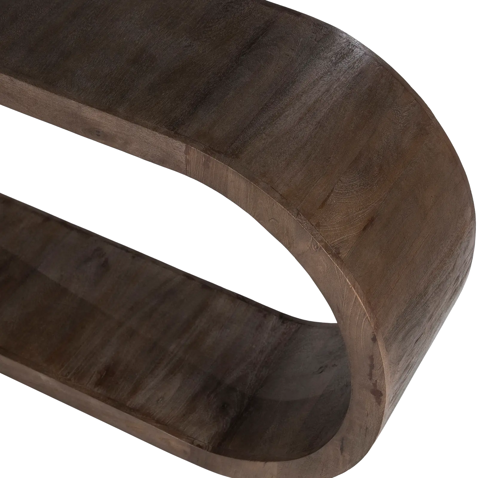 Dressoir Elora - 152 cm - organische vorm - Mangohout Bruin