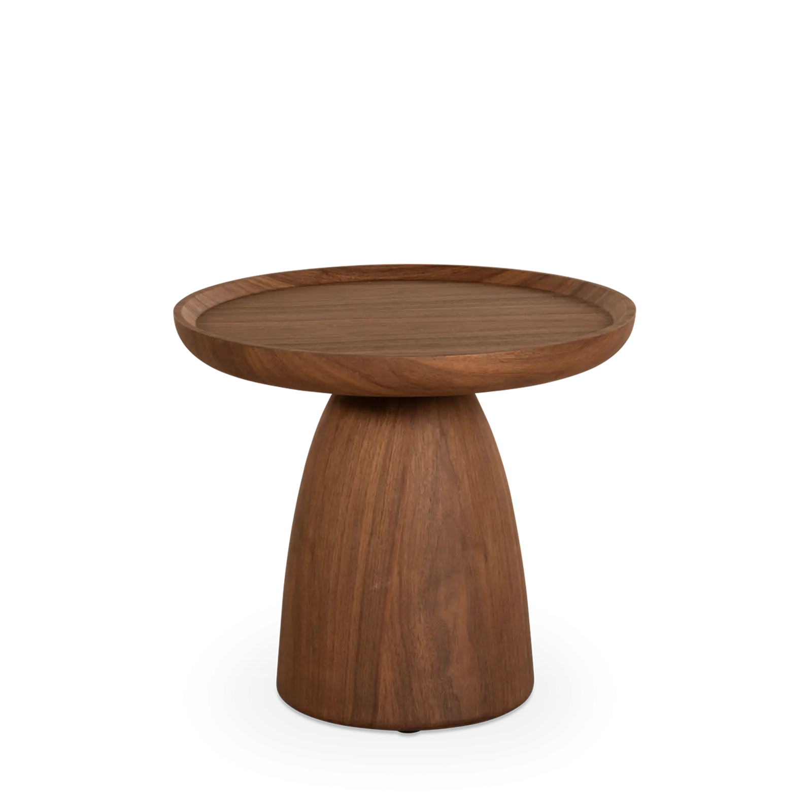 Salontafel Nilas - rond 50 cm - Walnoot