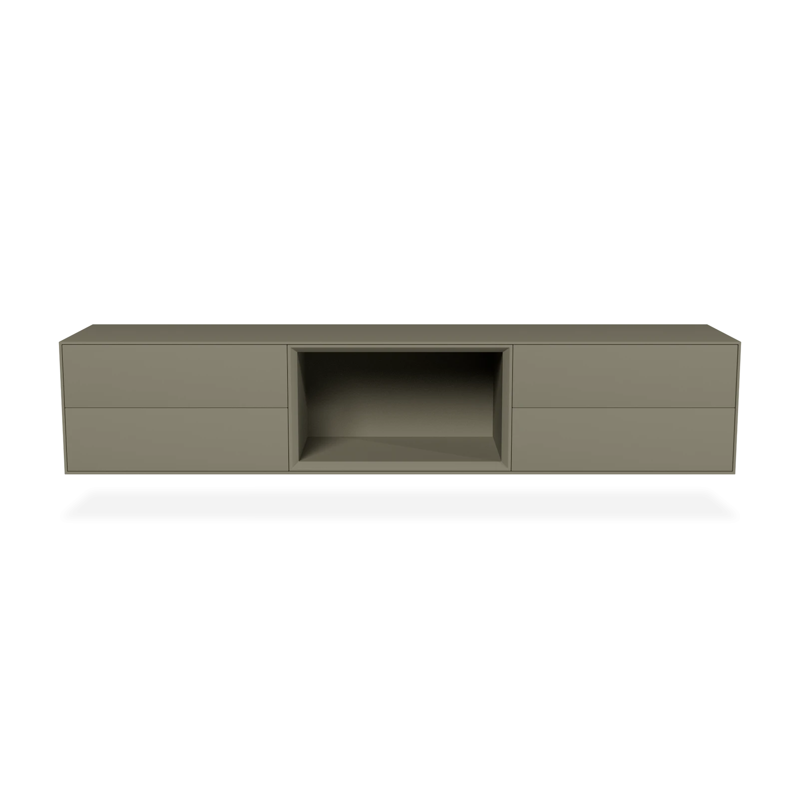 TV Meubel Moss Grey 200cm Zwevend