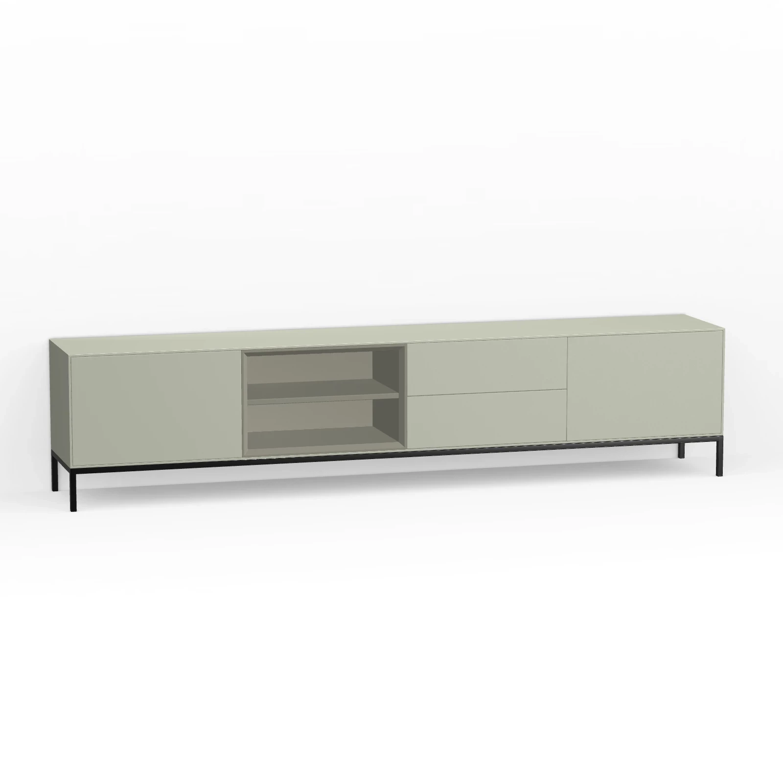 TV Meubel Nile Green 240cm Poot