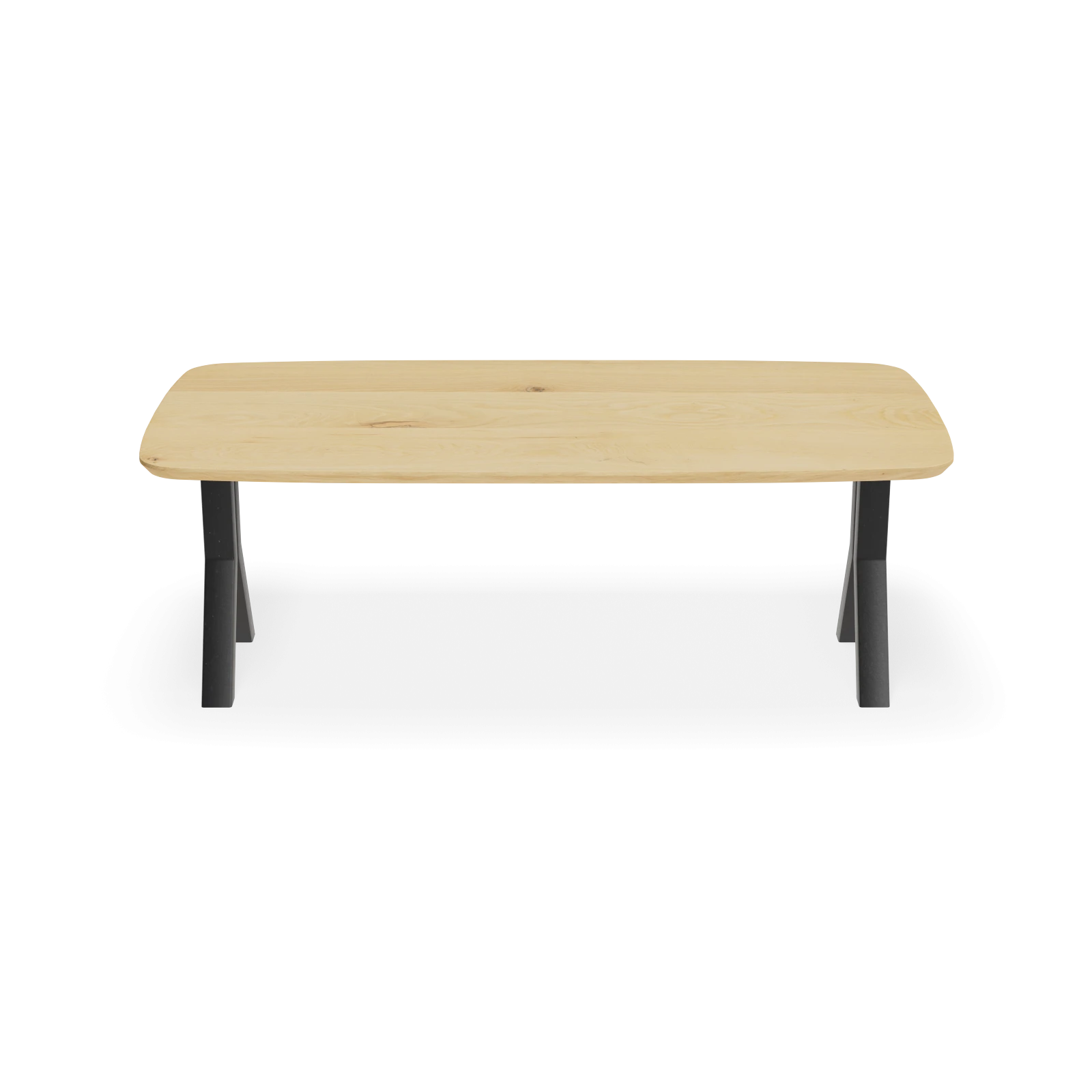Eettafel Y Poot(8x8cm) - Deens Ovaal Eiken Nature White (220x110cm)