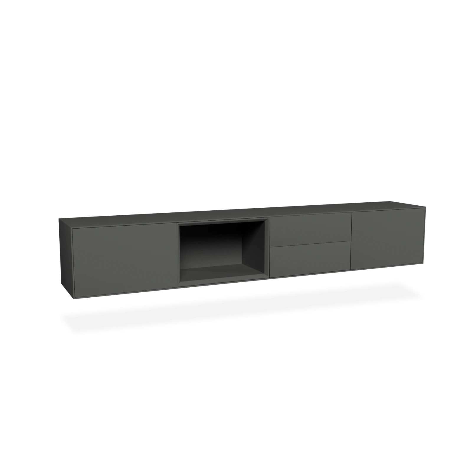 TV Meubel Traffic Grey 240cm Zwevend