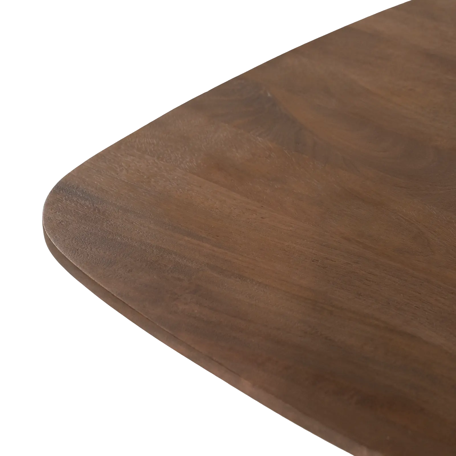 Eettafel Aron - vierkant 80x80 cm - Mangohout Lichtbruin