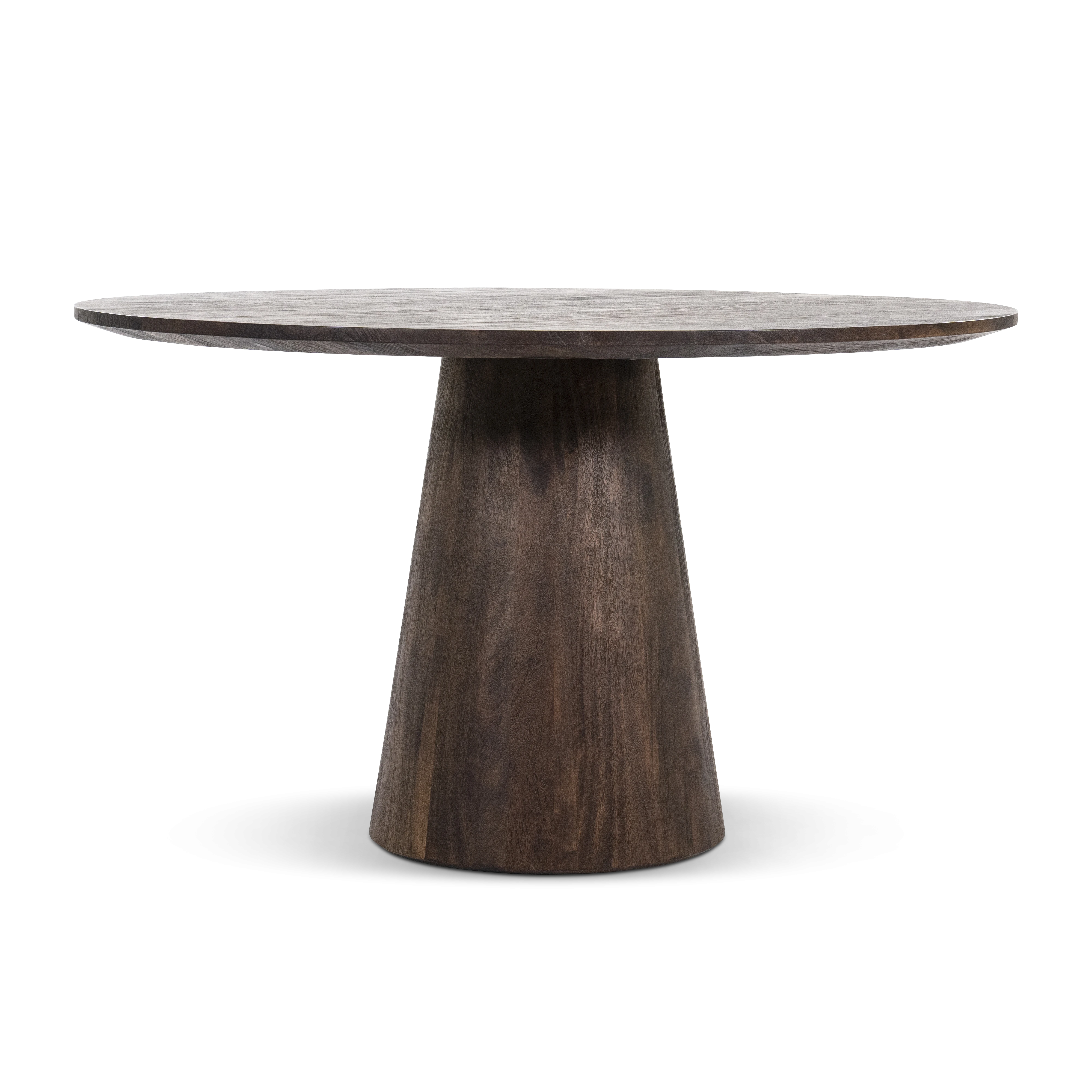 Eettafel (rond 130cm) Aron - Bruin