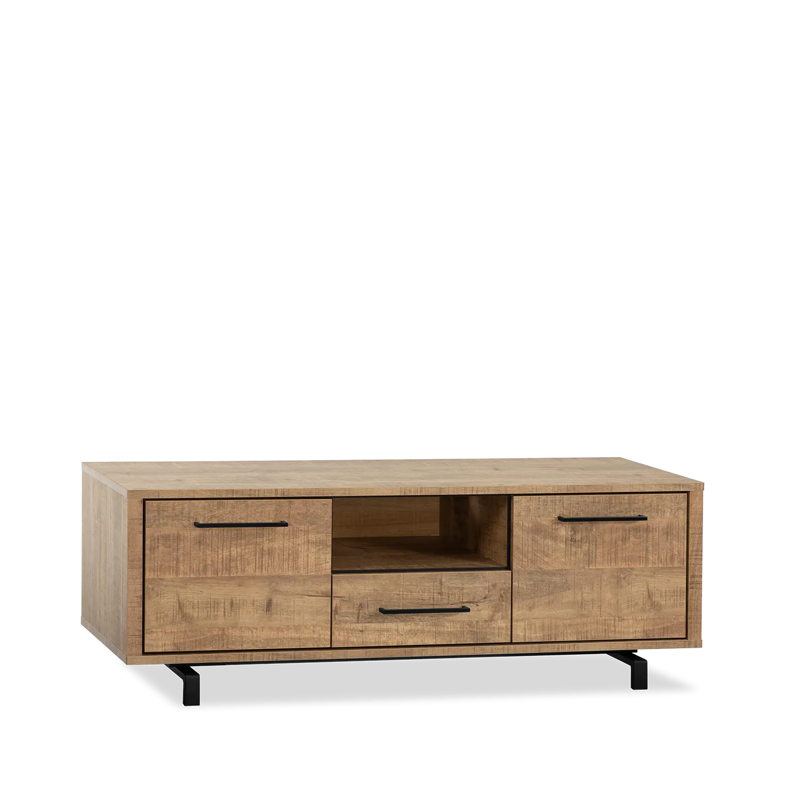 TV meubel Fairmont - 155 cm - Lamulux Mango - 2 deuren, 1 lade, 1 open vak