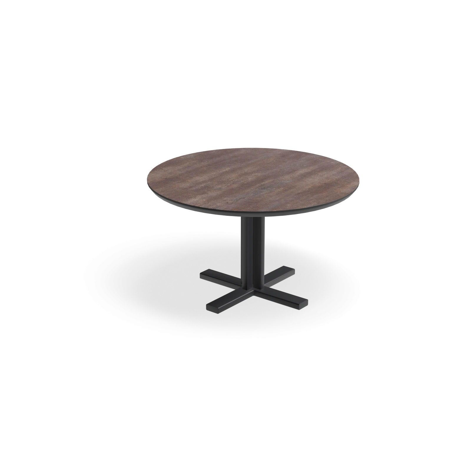 Eettafel Kolos - Rond HPL Oxidised (130 cm)