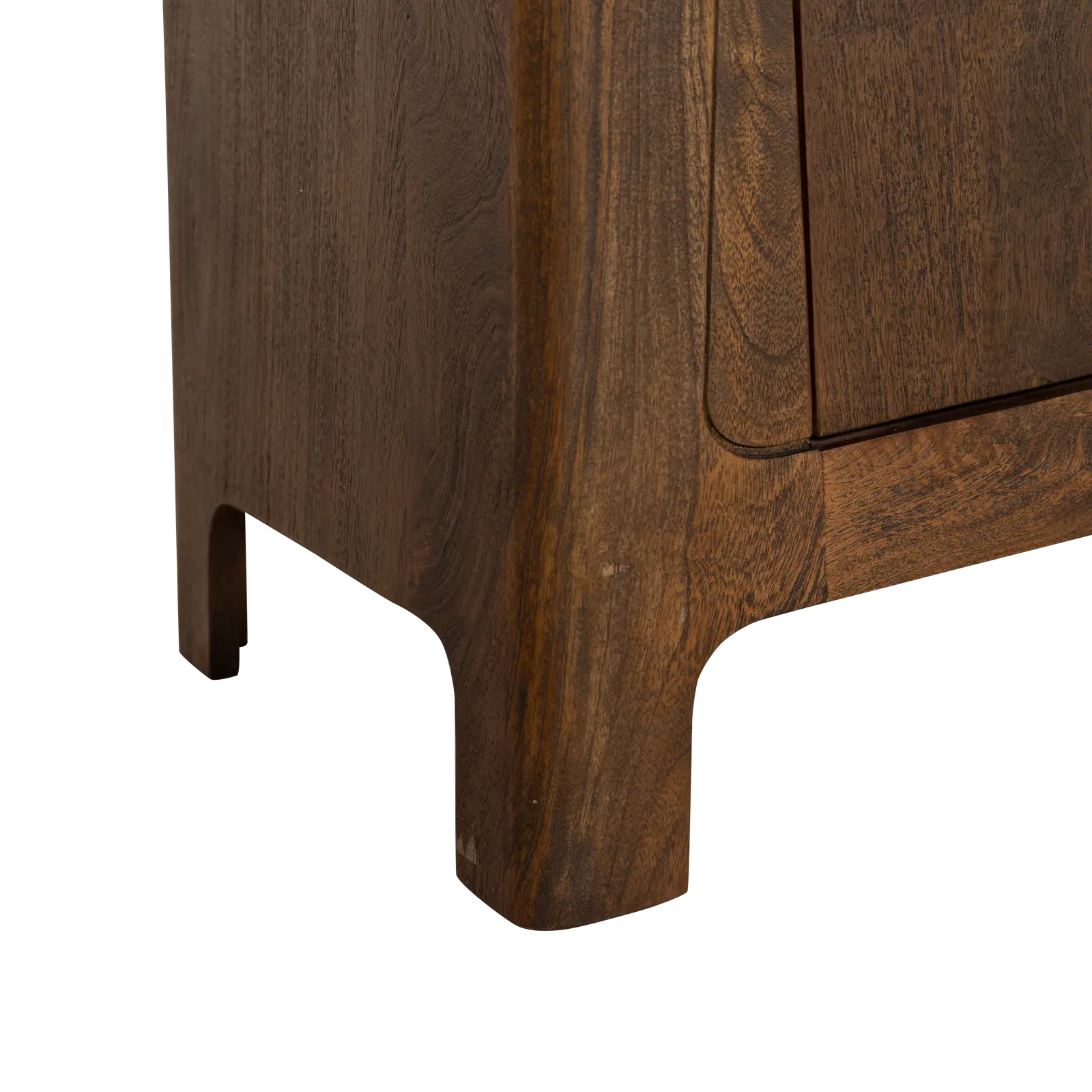TV meubel Latara - 160 cm - Mangohout Cacao Bruin - 2 deuren, 2 vakken