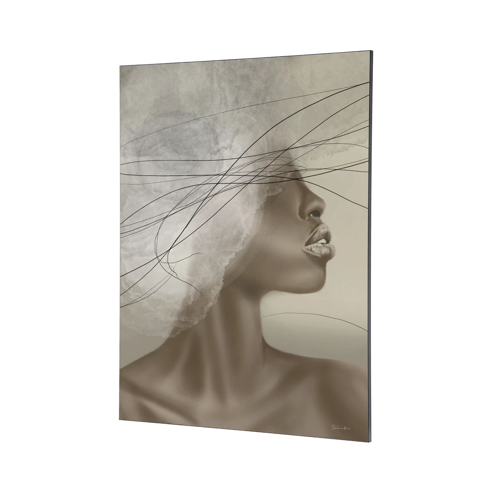 Wanddecoratie 145x110 Cloudy Thoughts (medium)