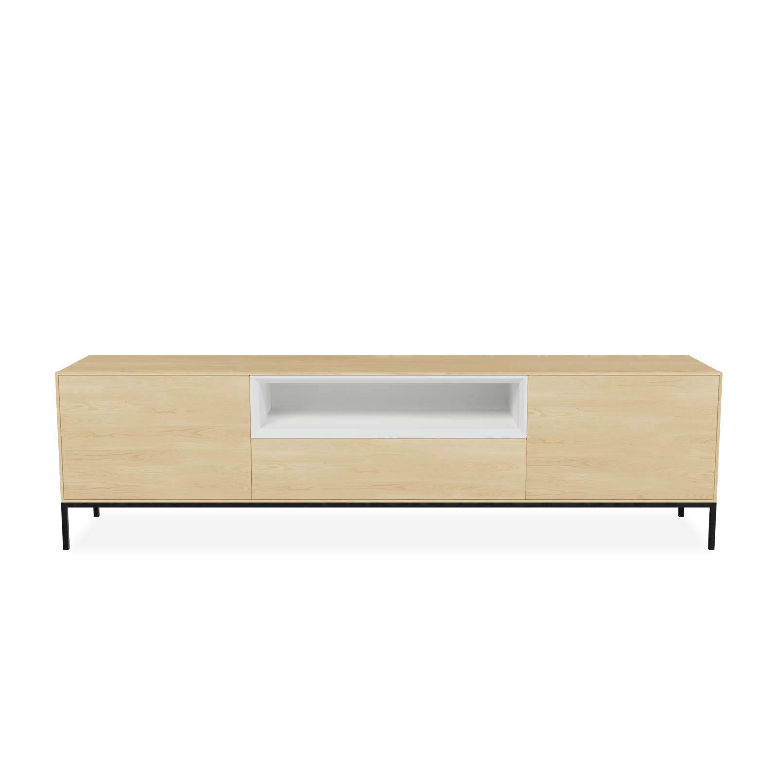 TV Meubel Nature White 200cm Poot